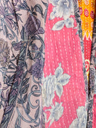 Sleeveless silk kantha top - Love Protect Sustain