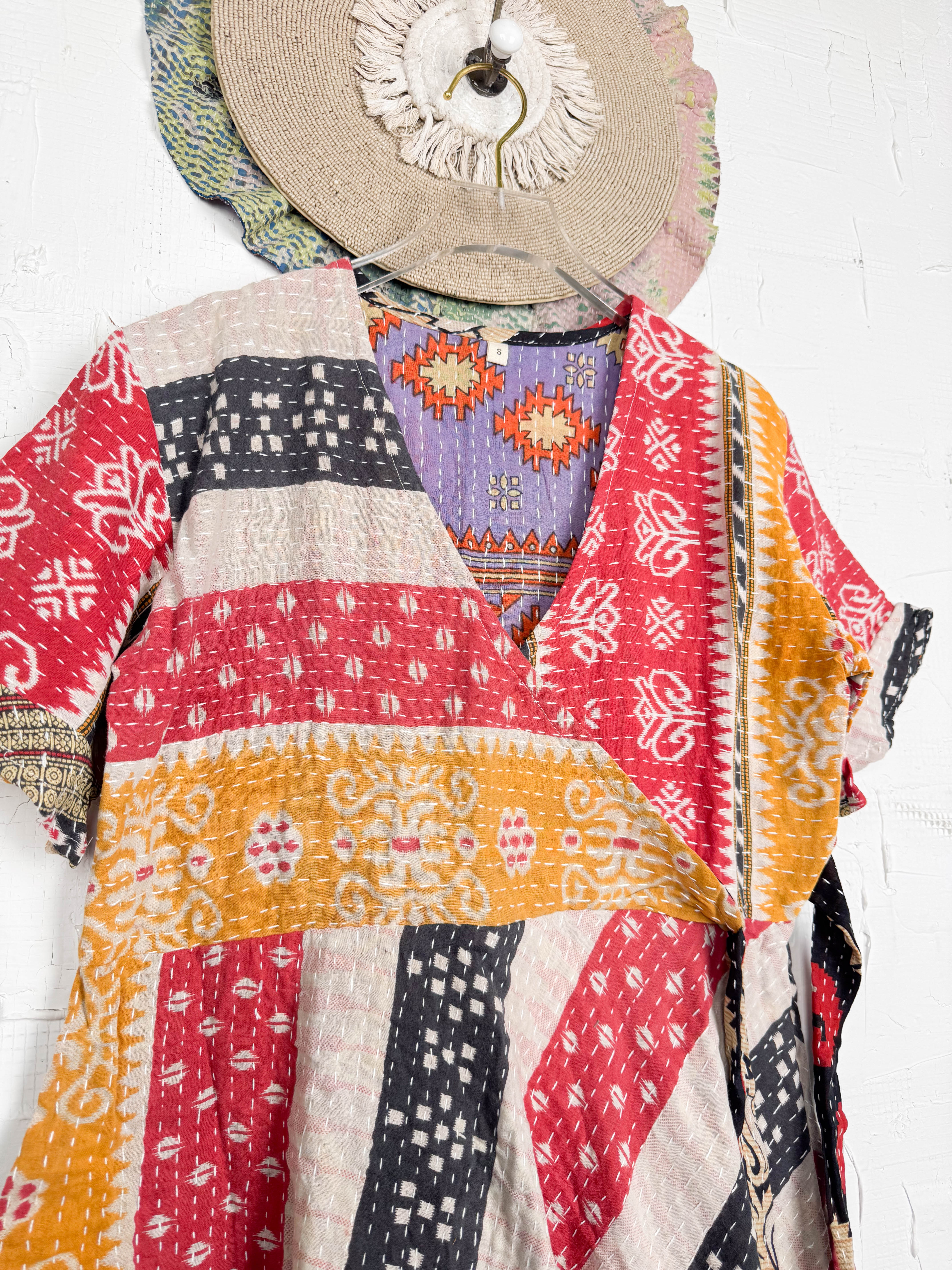 Summer Kantha dress - Love Protect Sustain