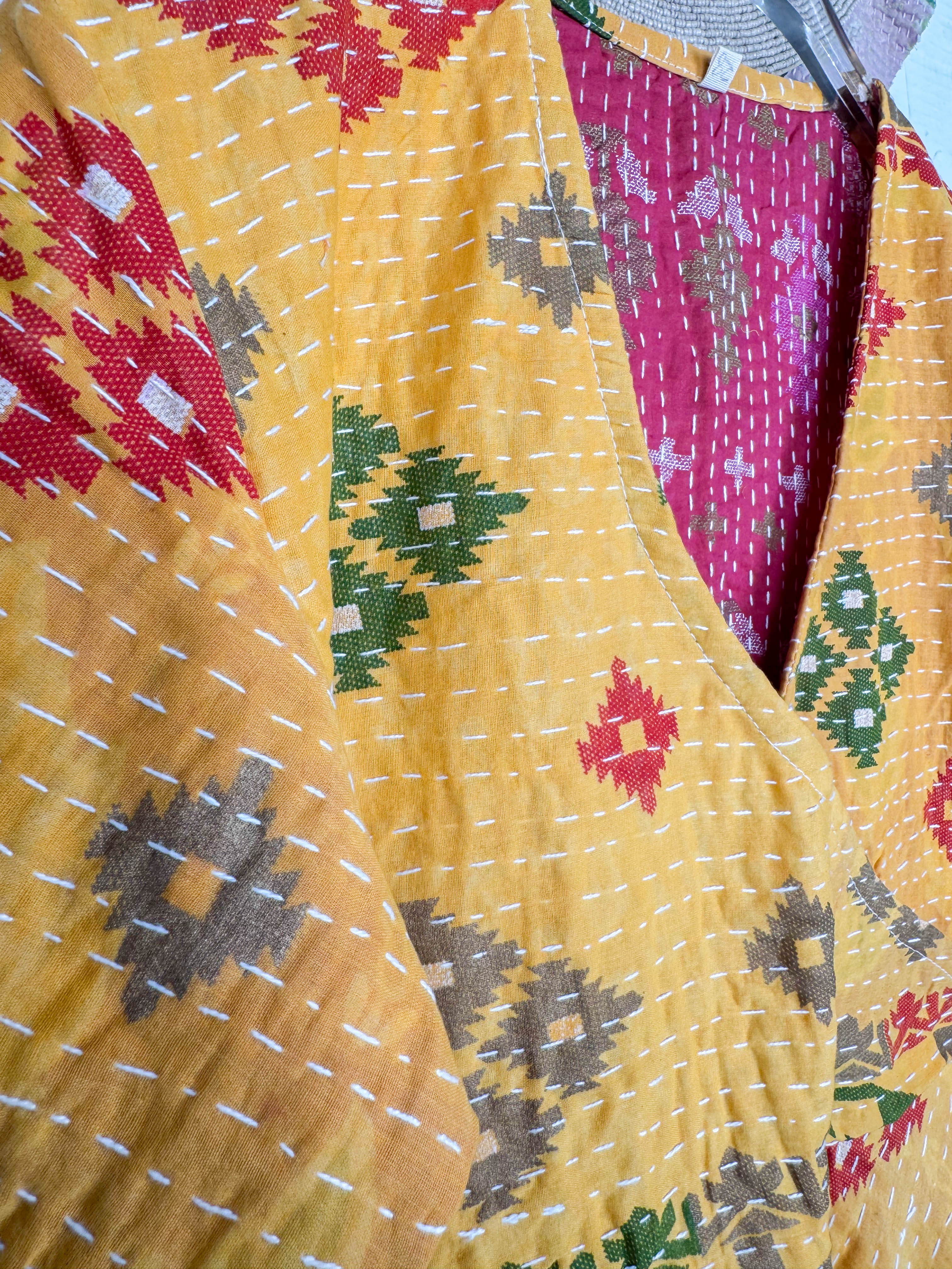 Summer Kantha dress - Love Protect Sustain