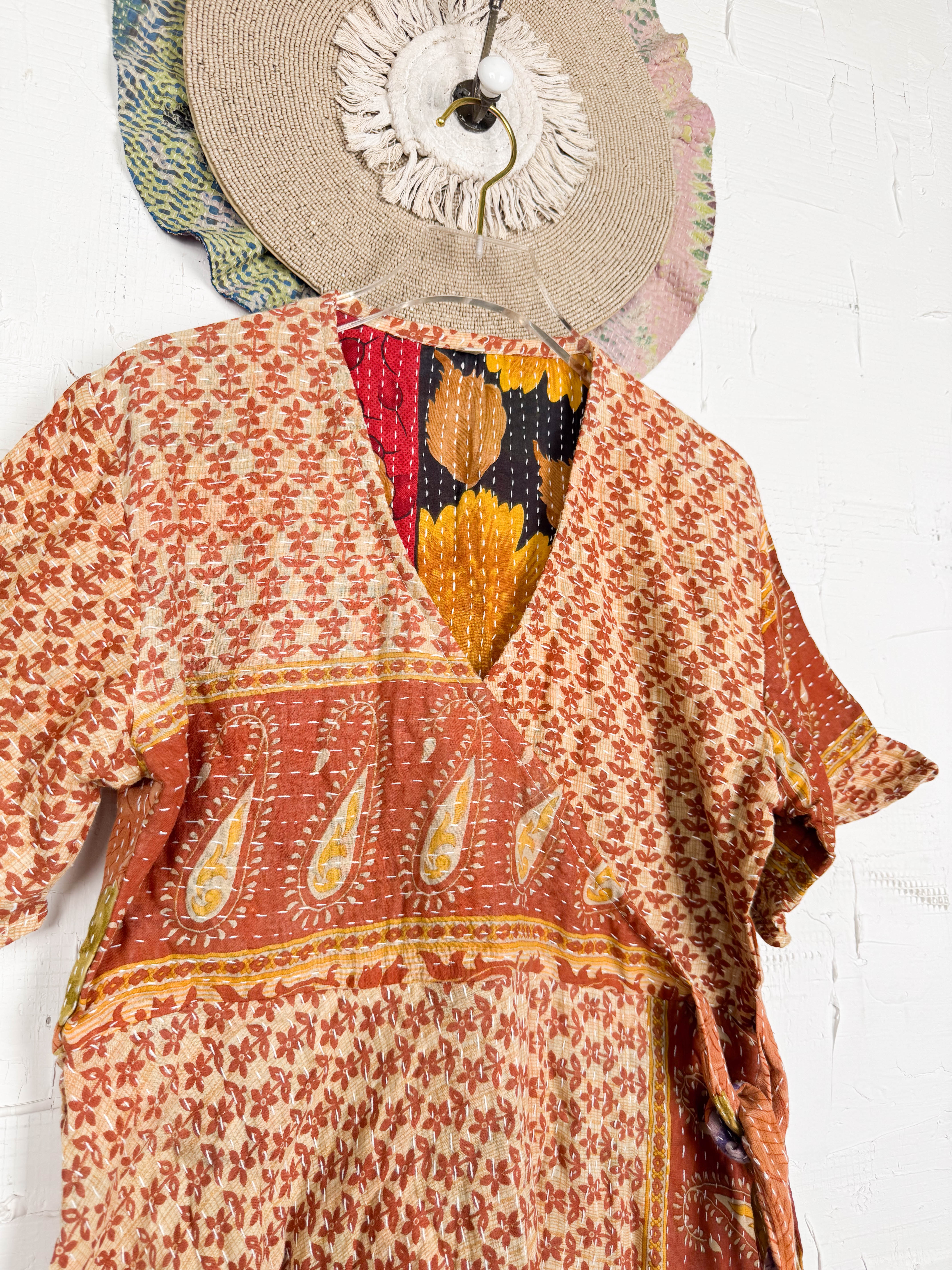 Summer Kantha dress - Love Protect Sustain