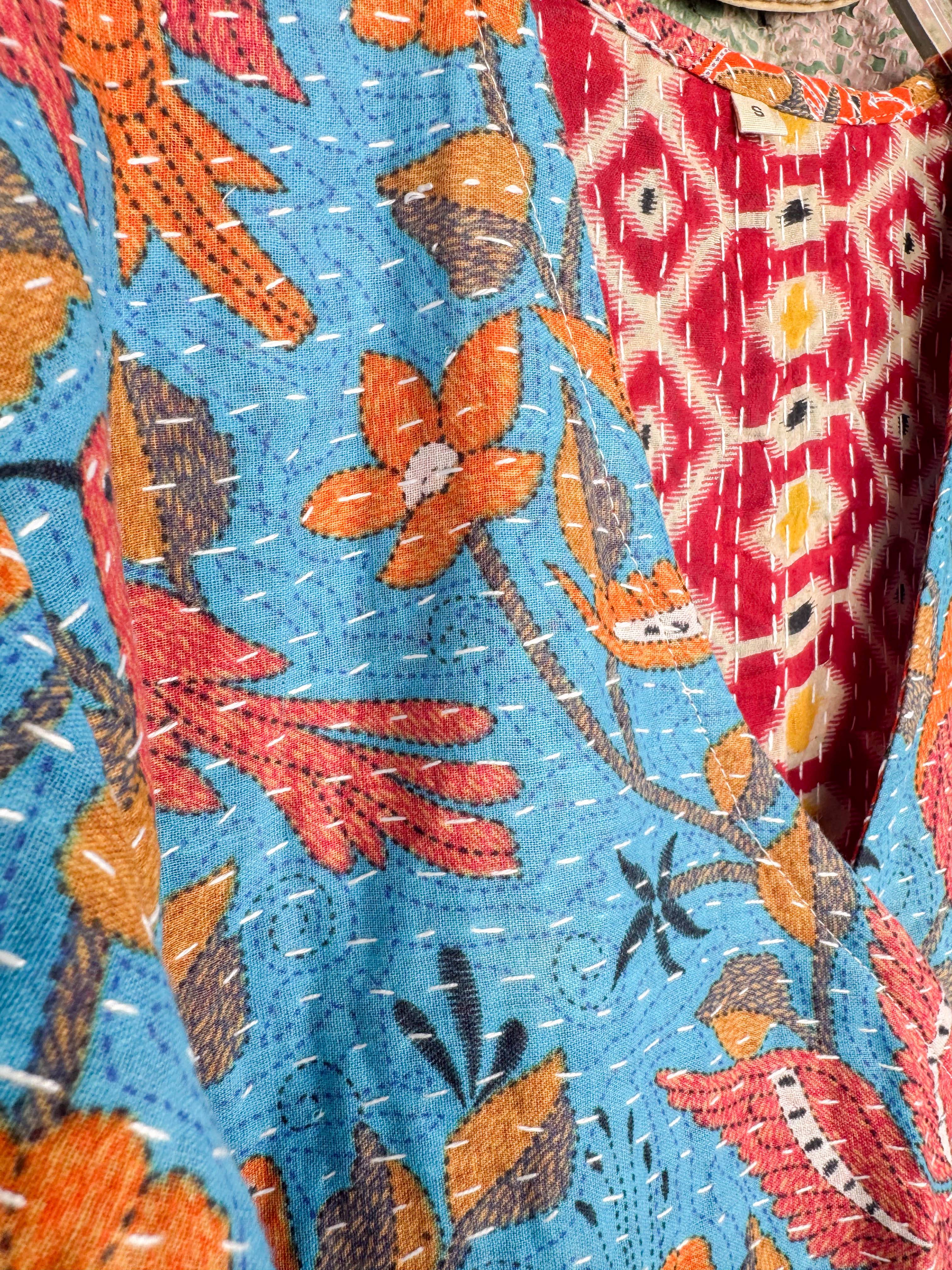 Summer Kantha dress - Love Protect Sustain