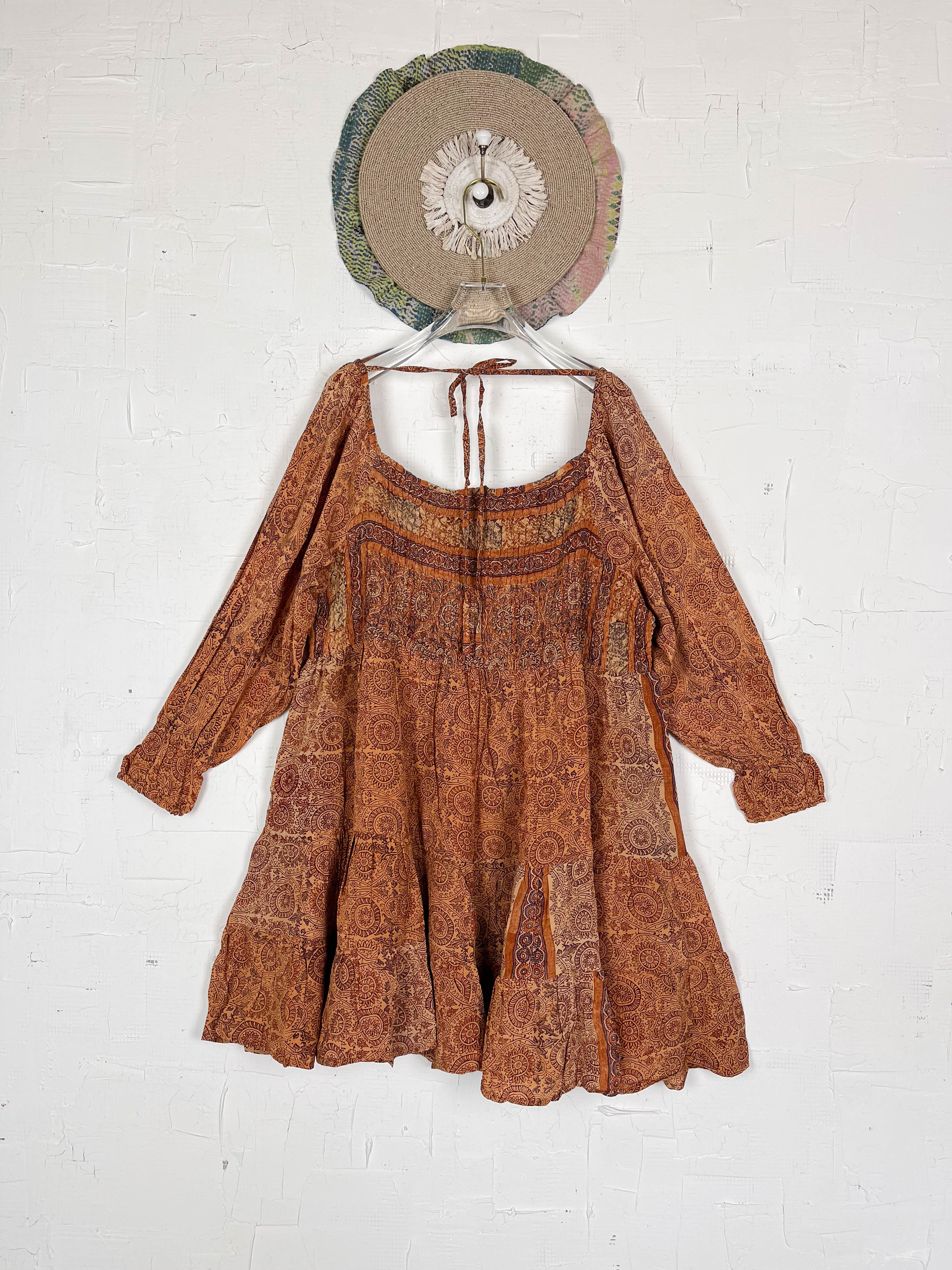 Summer silk dress - Love Protect Sustain