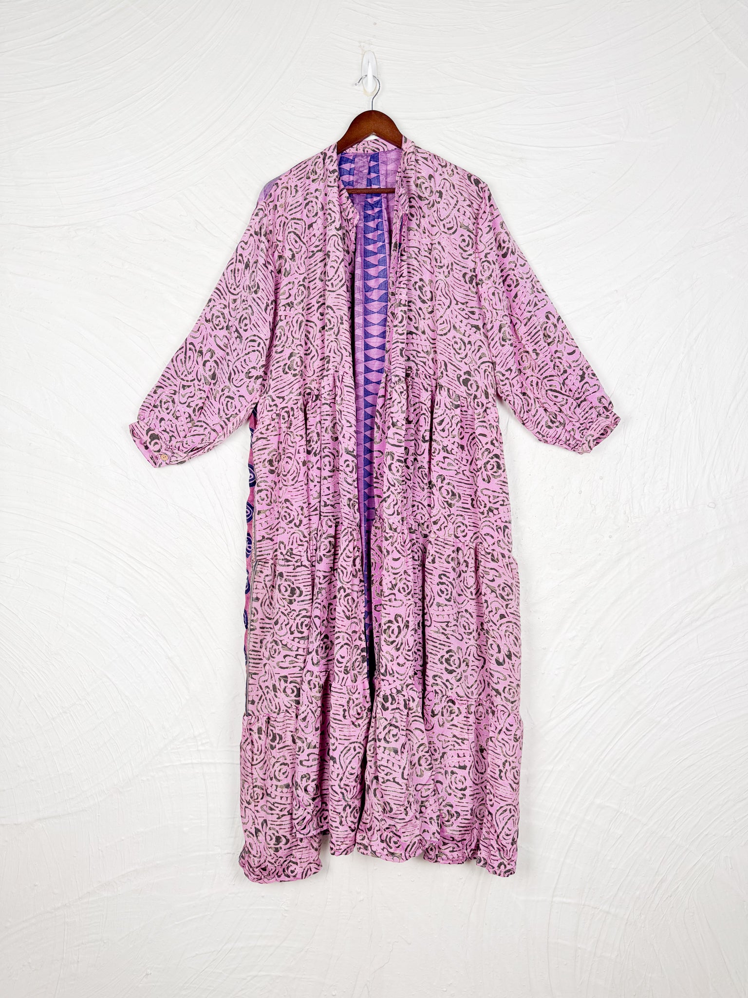 Summer silk dress - Love Protect Sustain