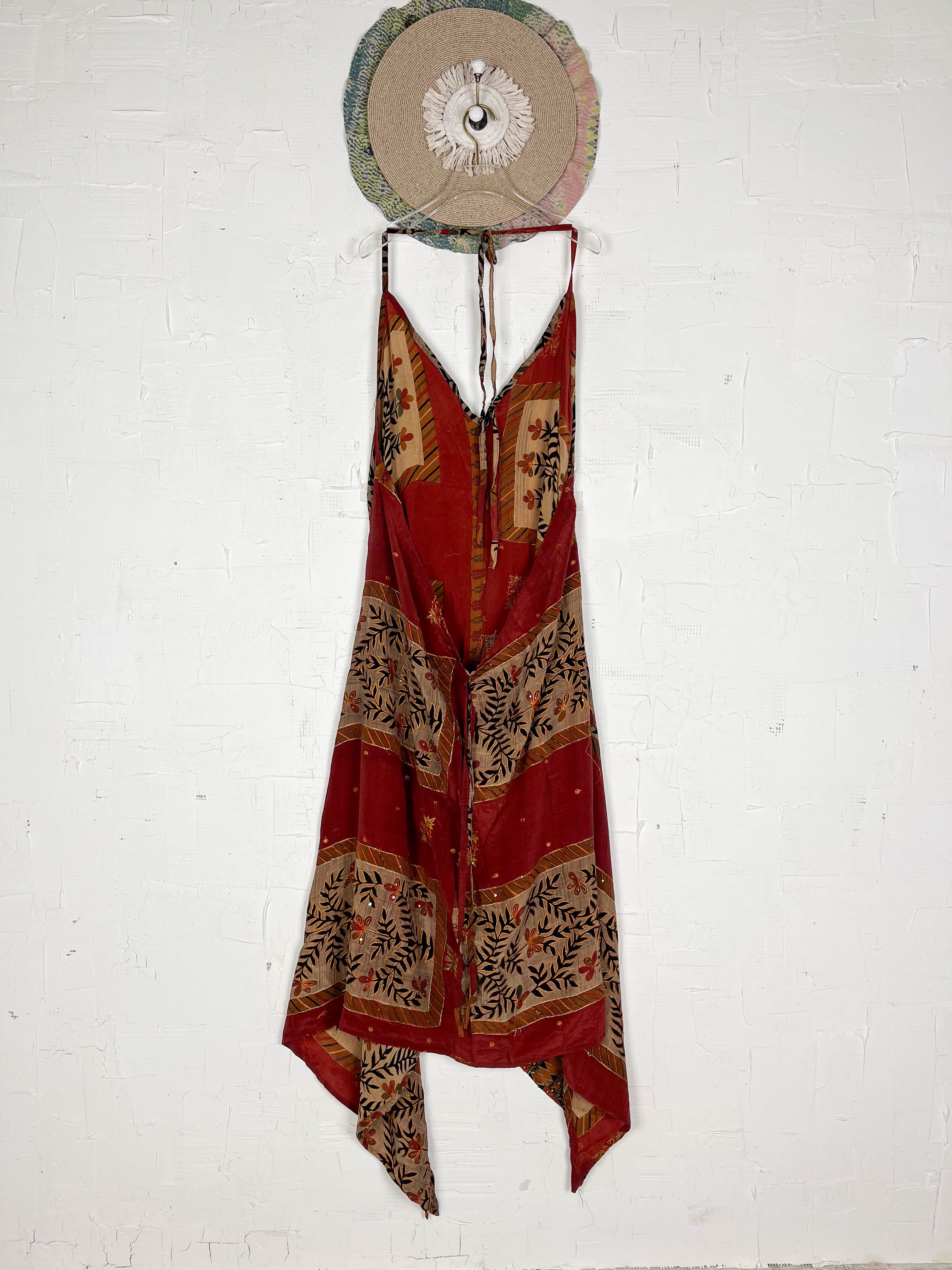 Summer silk dress - Love Protect Sustain