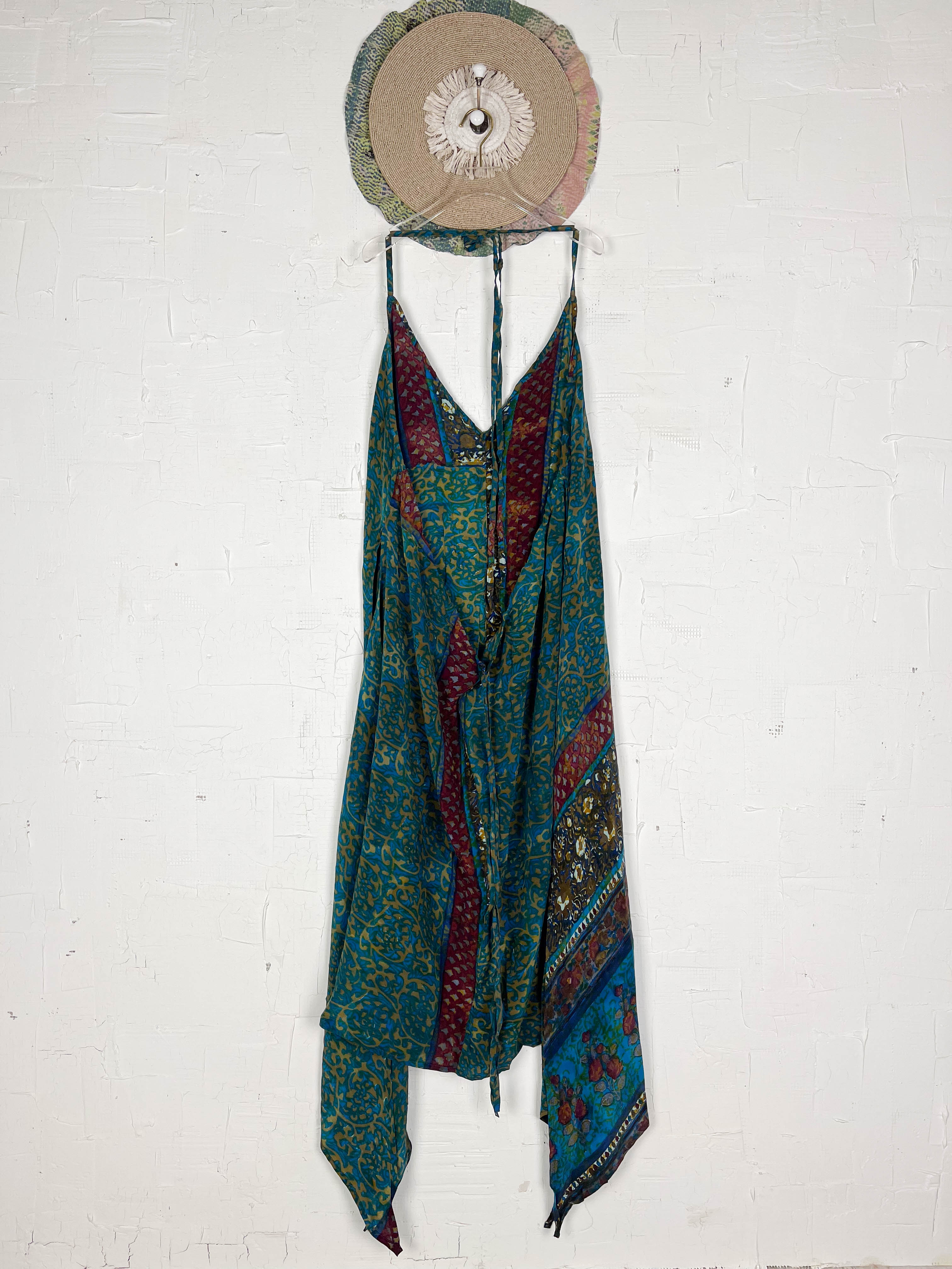 Summer silk dress - Love Protect Sustain