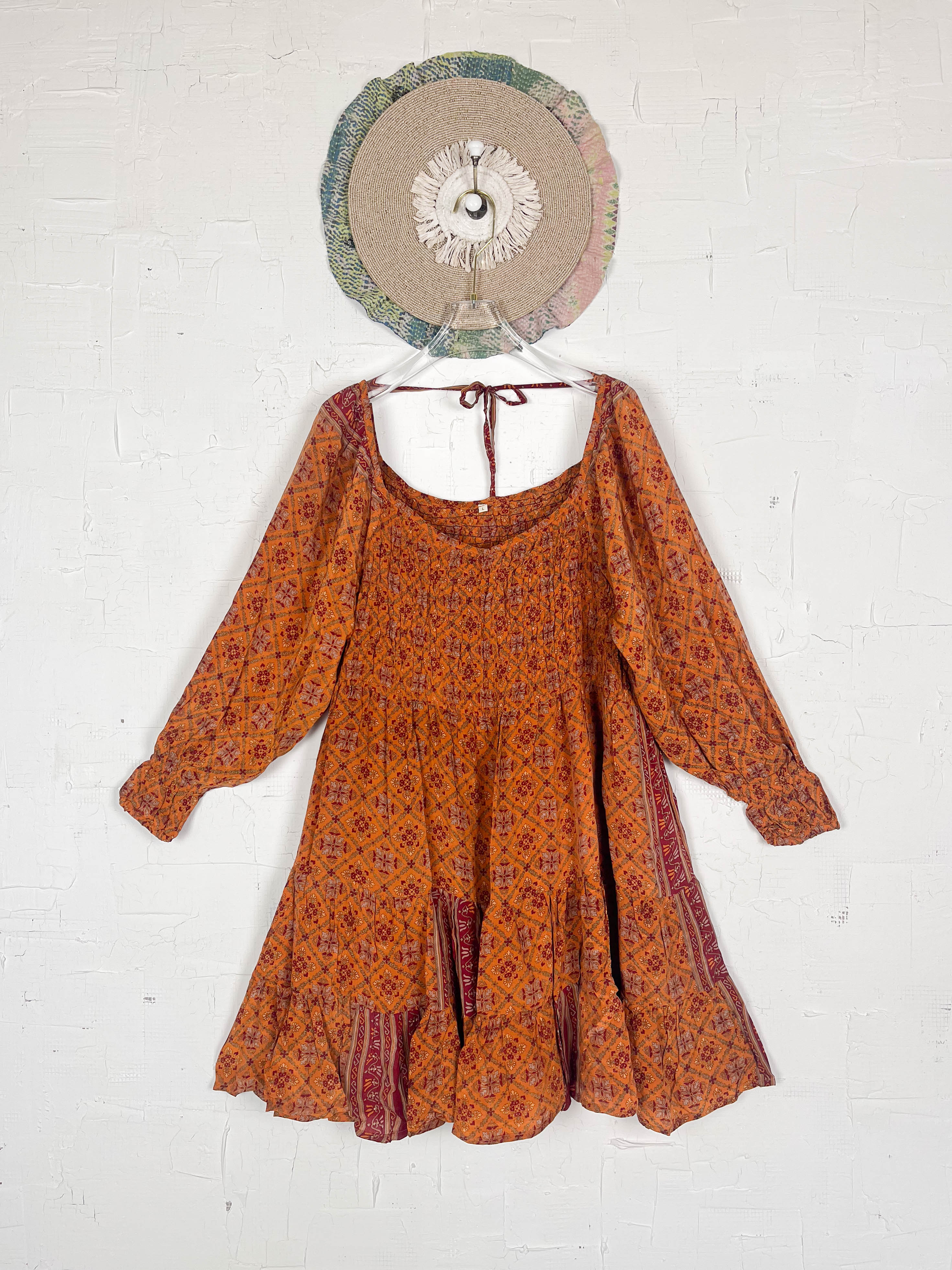 Summer silk dress - Love Protect Sustain