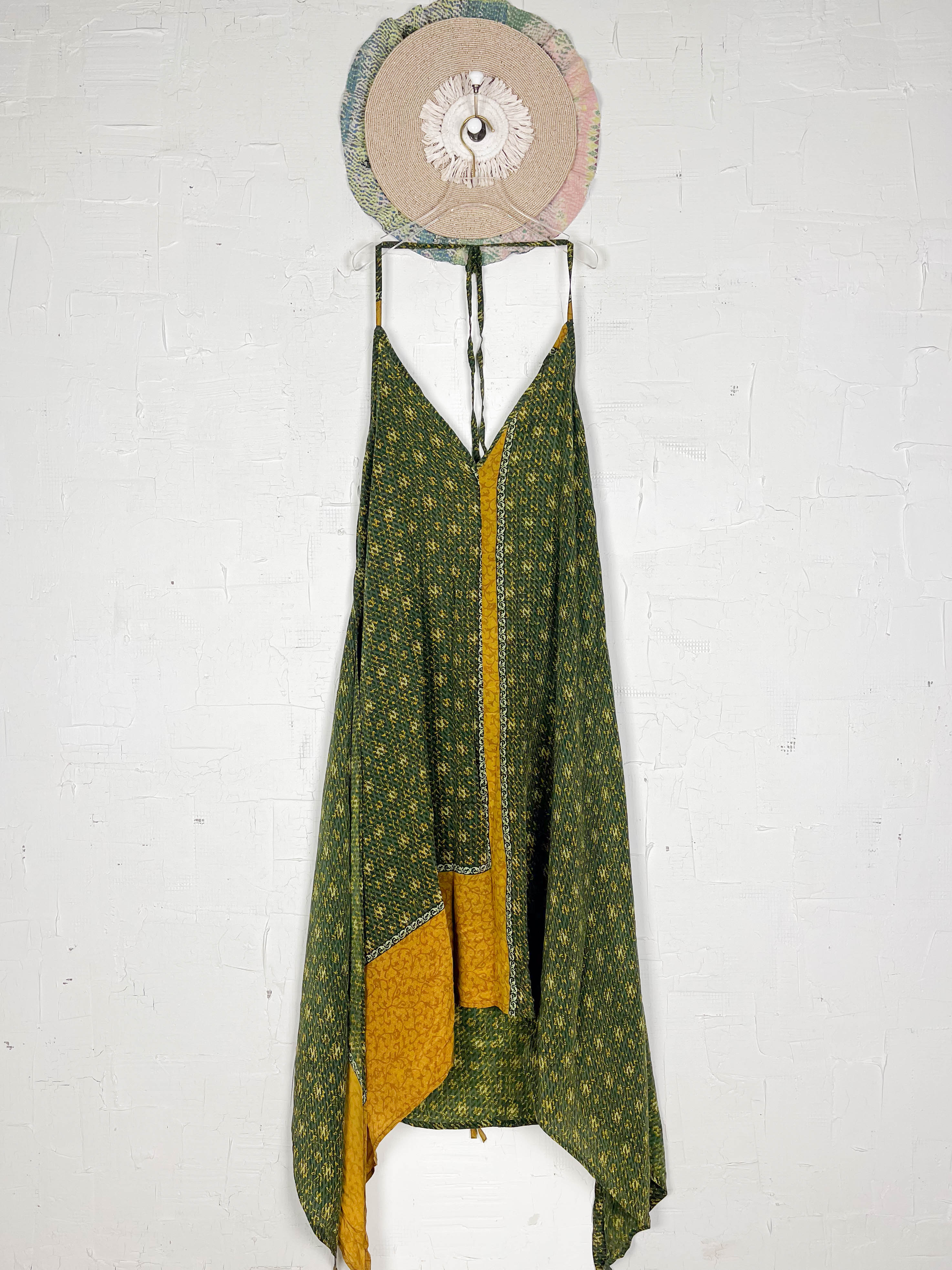 Summer silk dress - Love Protect Sustain