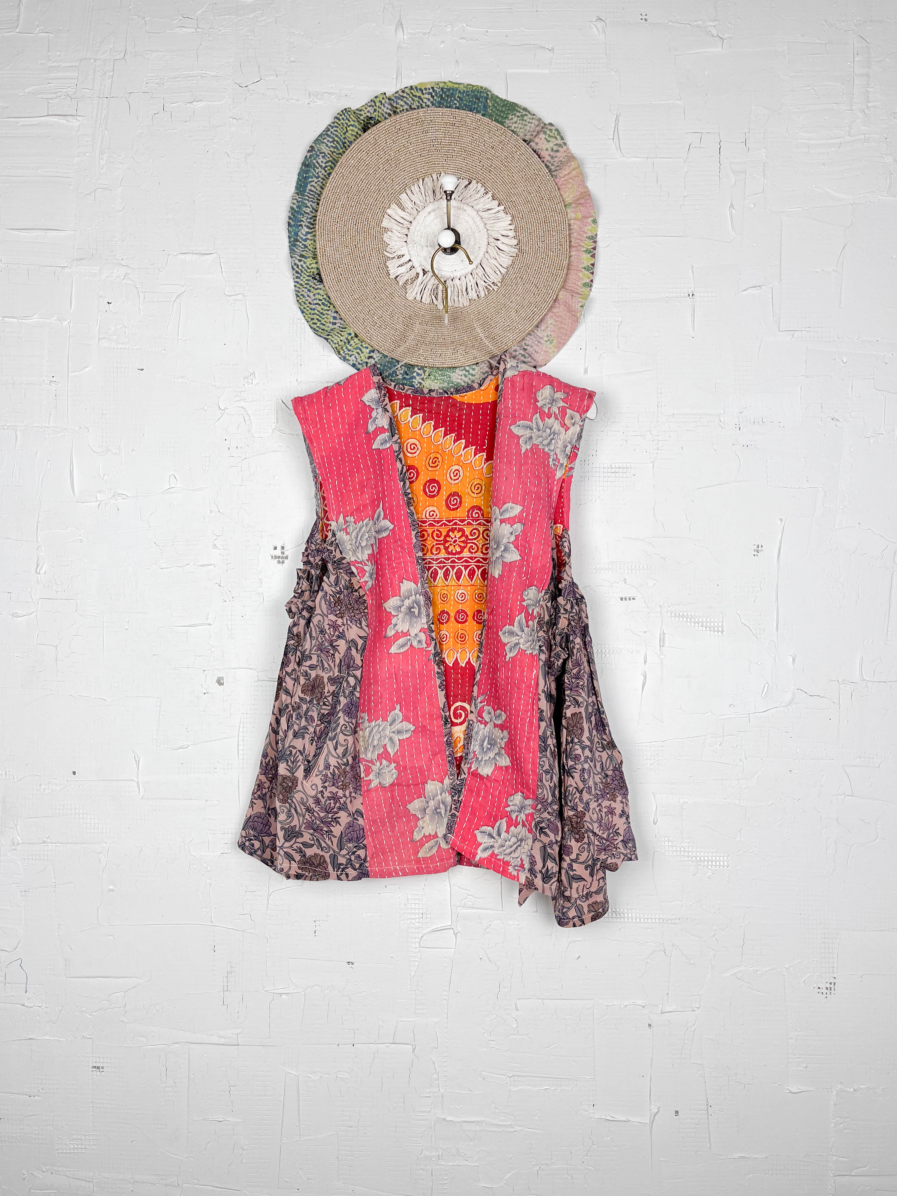 Summer silk kantha top - Love Protect Sustain