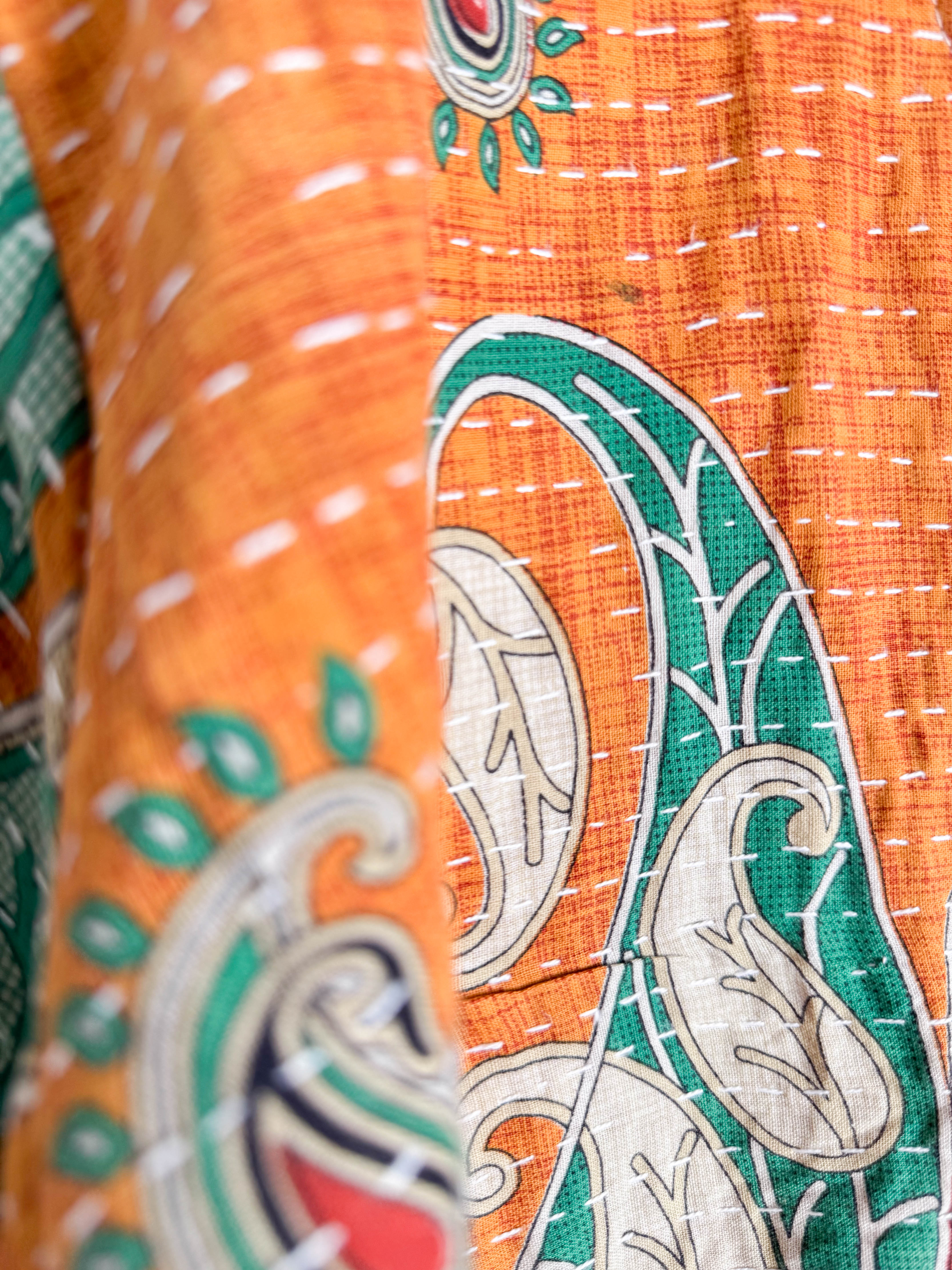 Sustainable Kantha dress - Love Protect Sustain