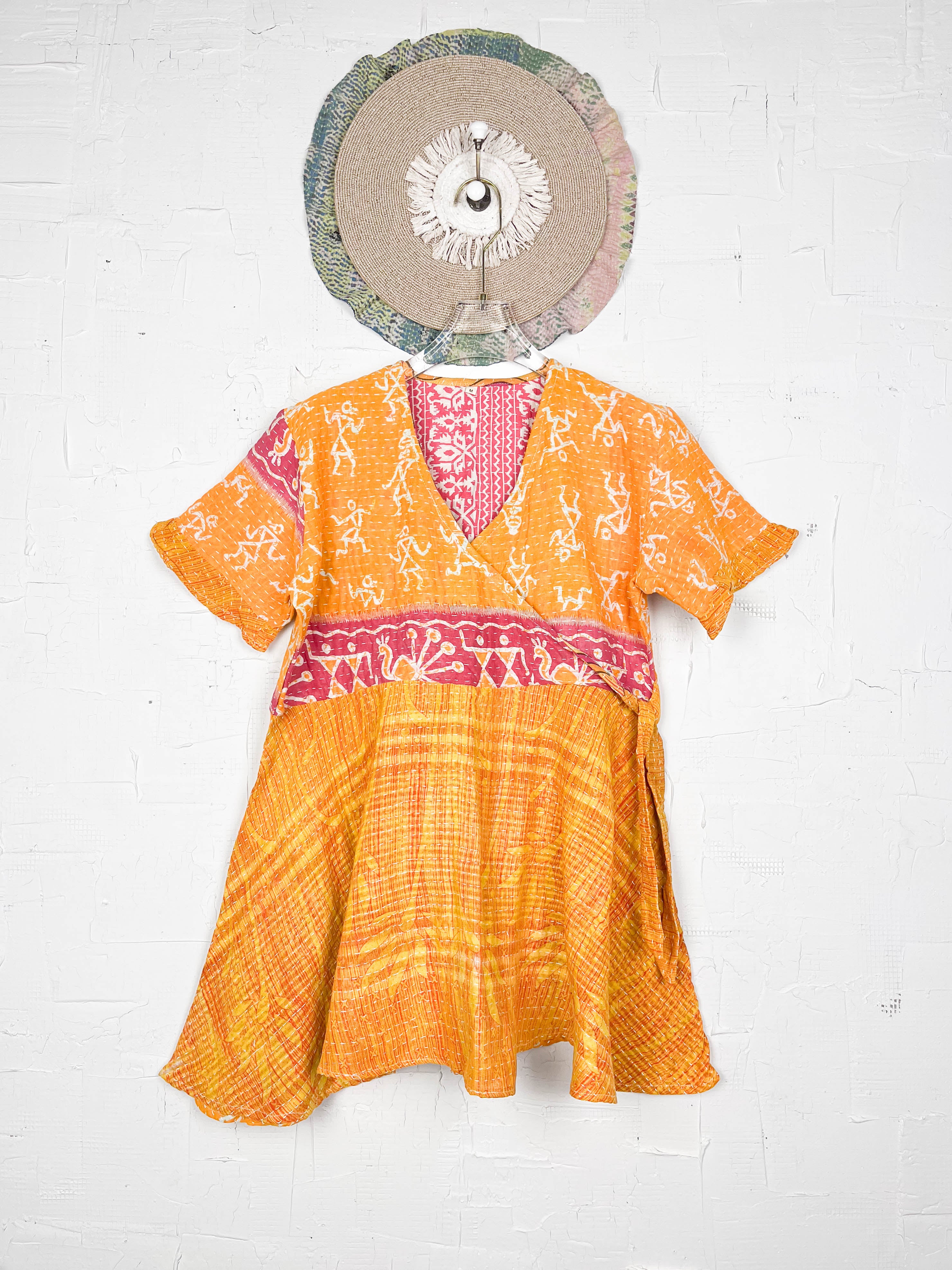 Sustainable Kantha dress - Love Protect Sustain