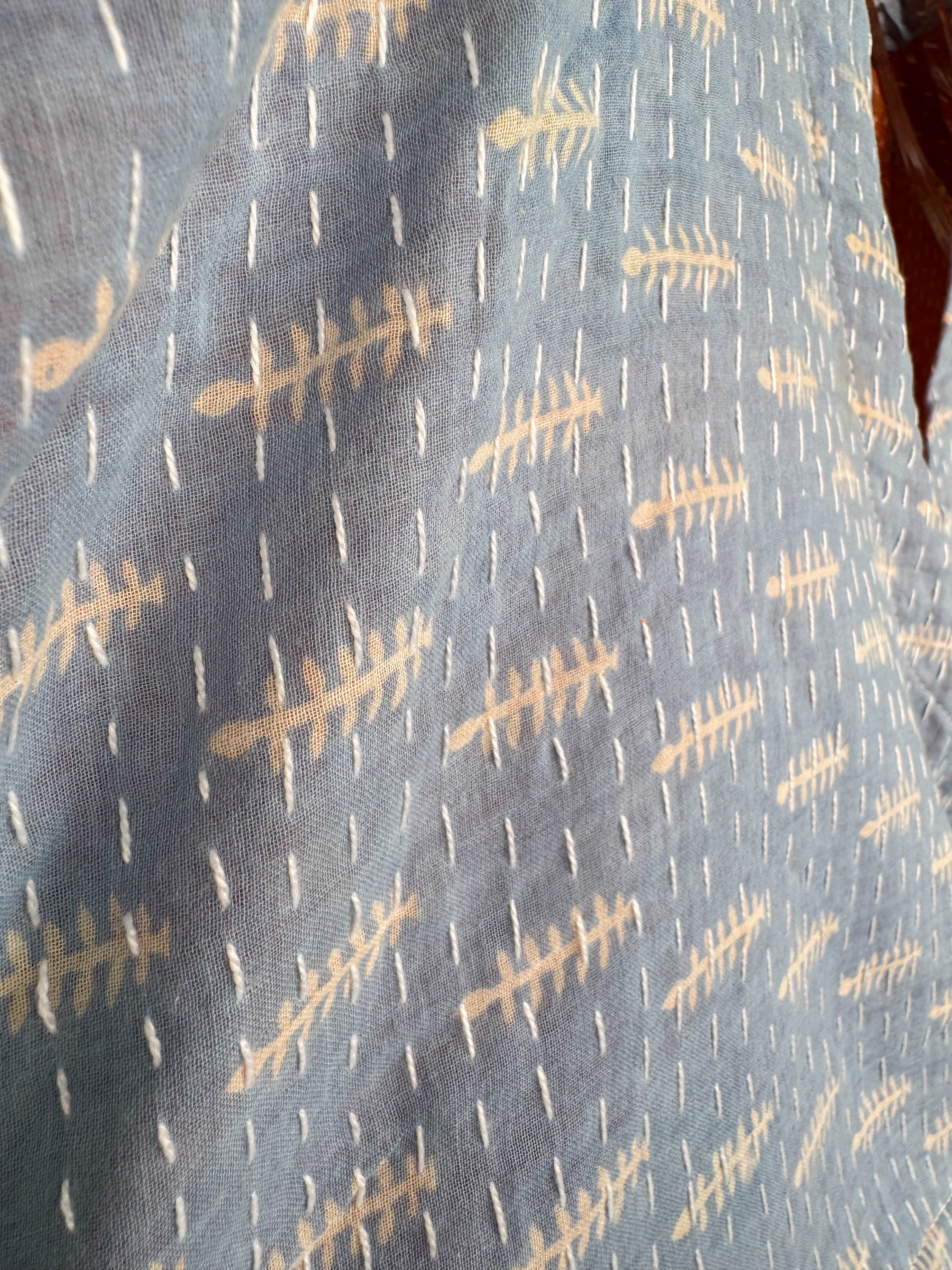 Sustainable Kantha top - Love Protect Sustain