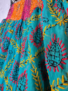 Teal Women Summer Pants- Love Protect Sustain