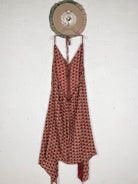 Tie-neck silk dress - Love Protect Sustain