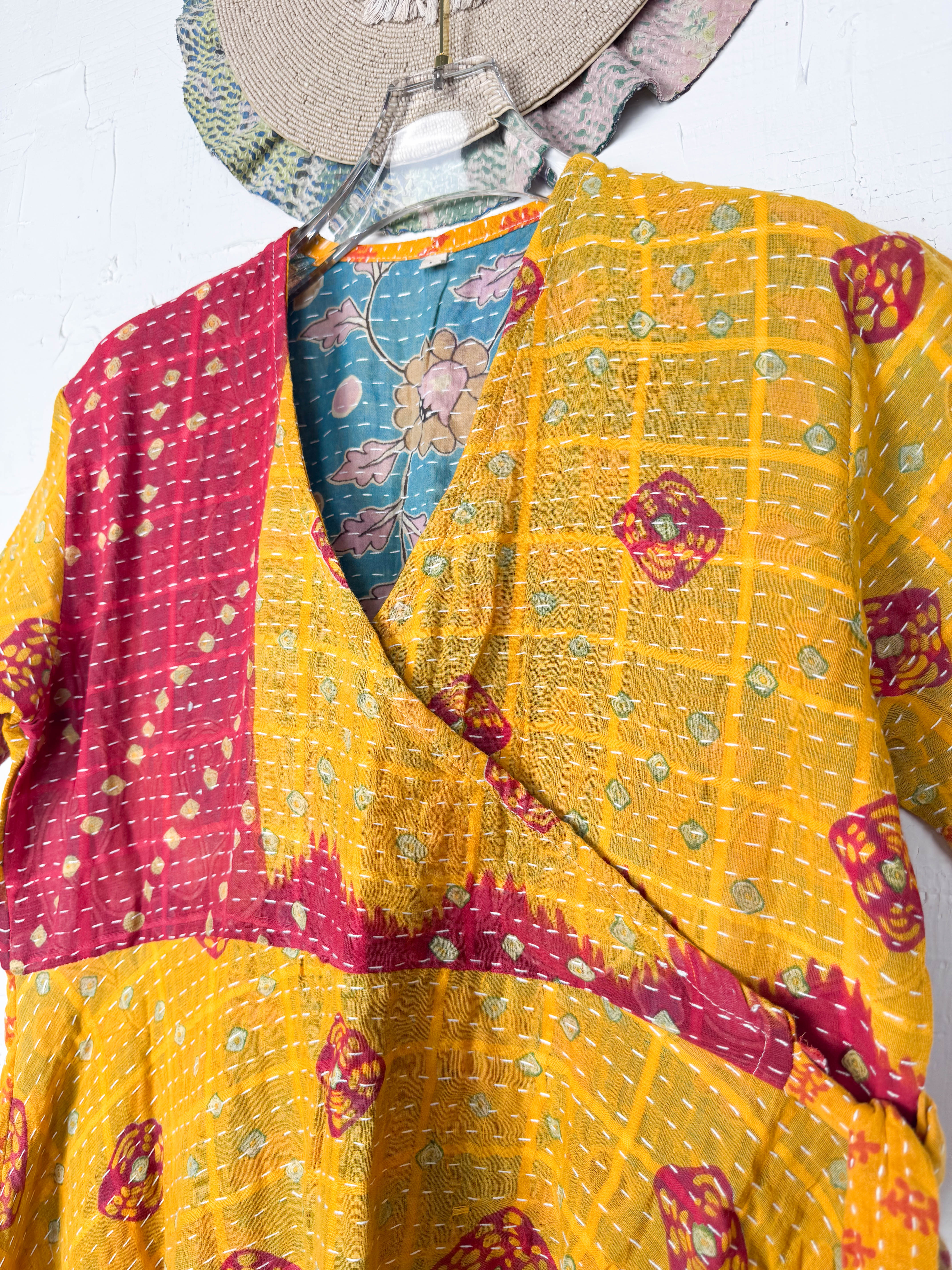 Tie-waist wrap dress - Love Protect Sustain