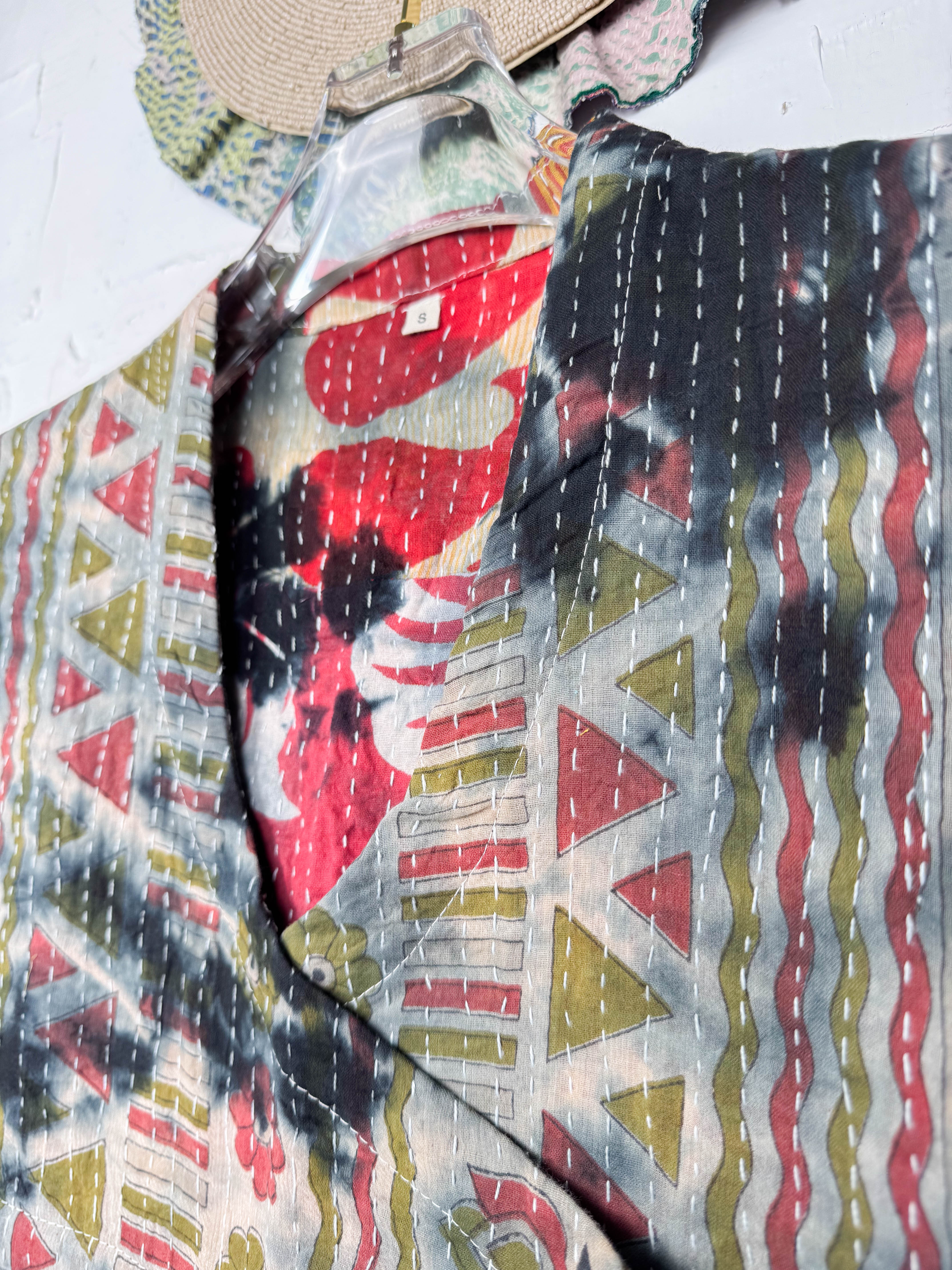 Tie Dye Kantha Top - Love Protect Sustain