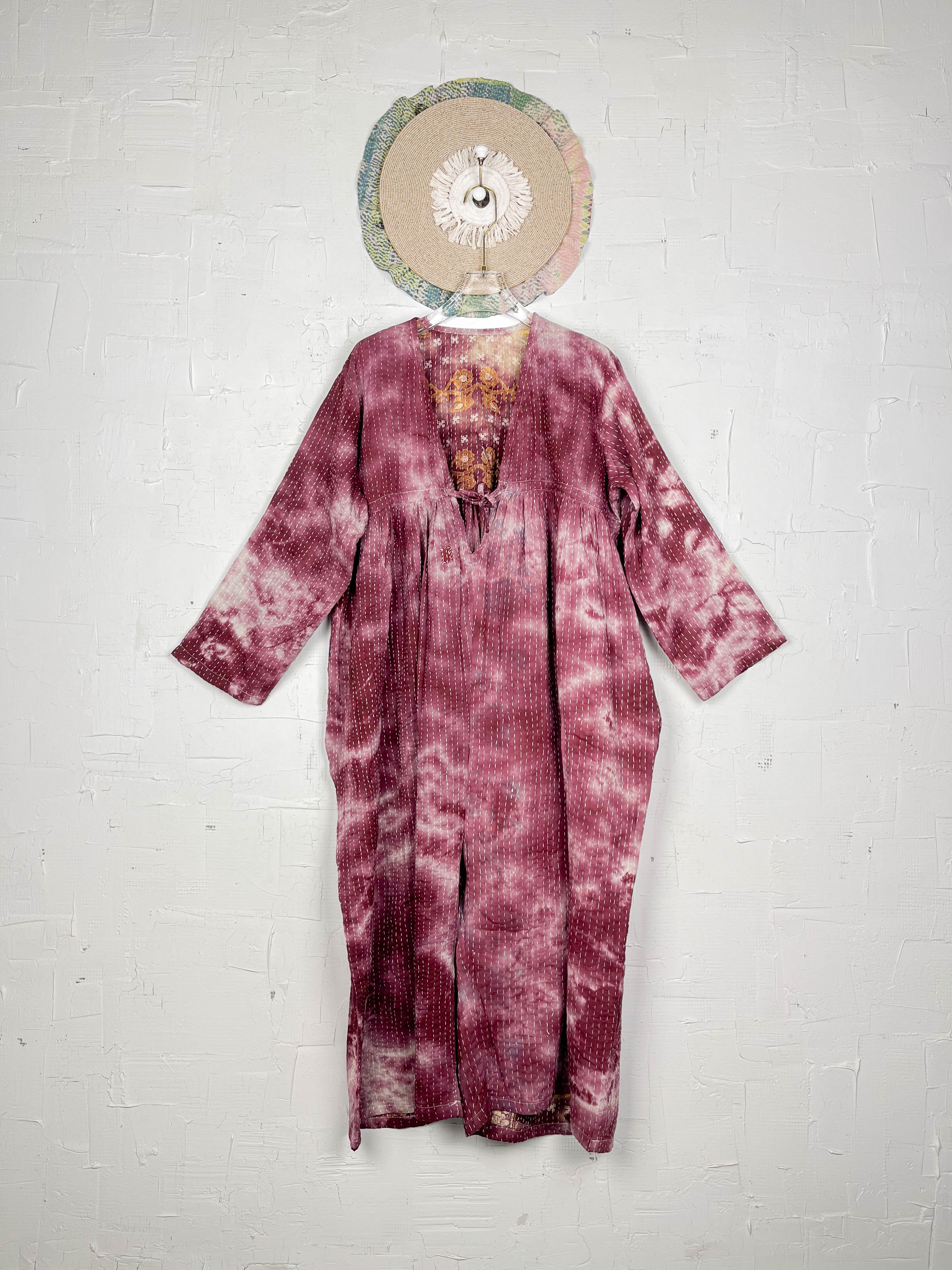 Tie dye Kantha jumpsuit - Love Protect Sustain