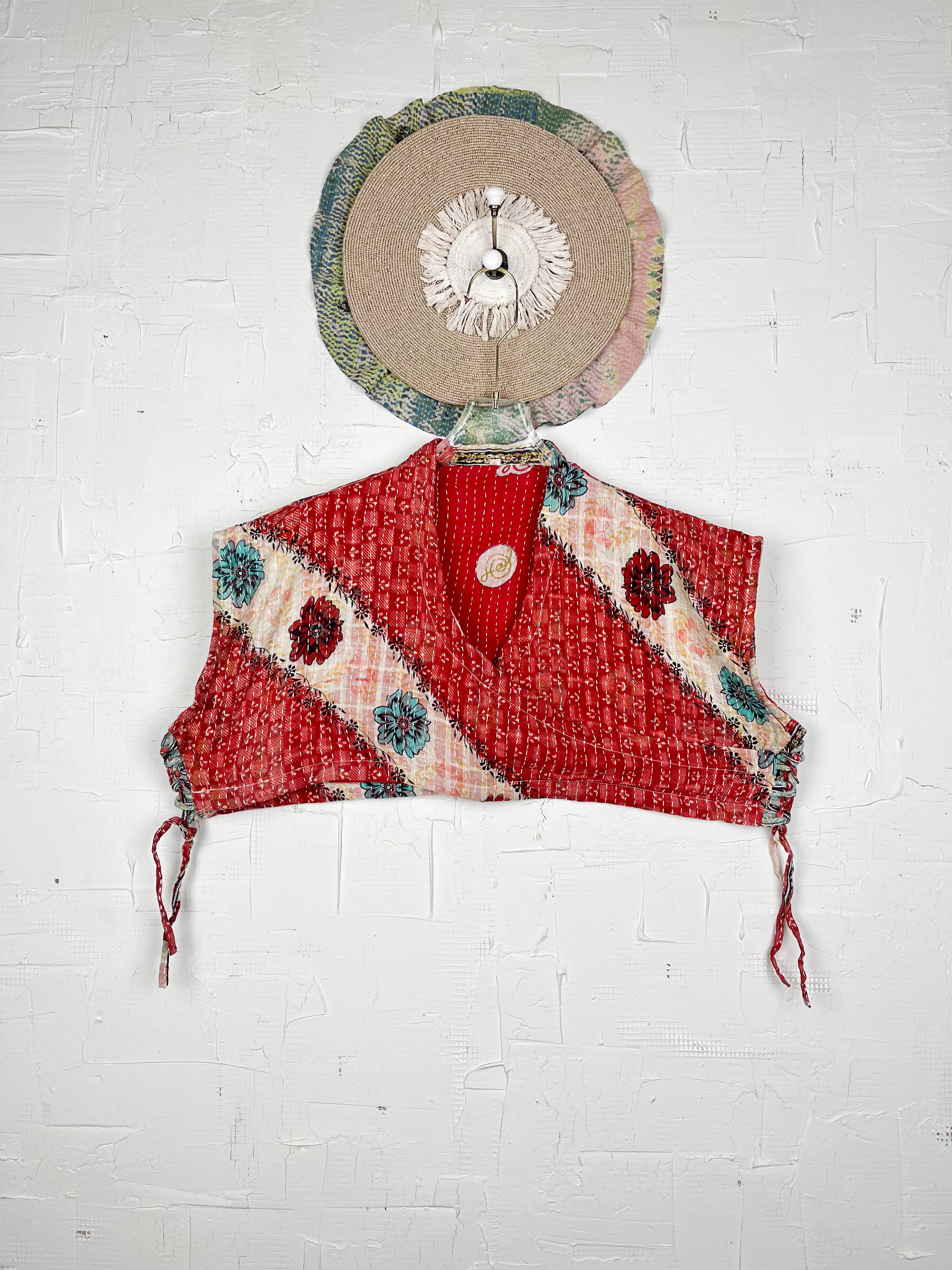 Unique crop top - Love Protect Sustain