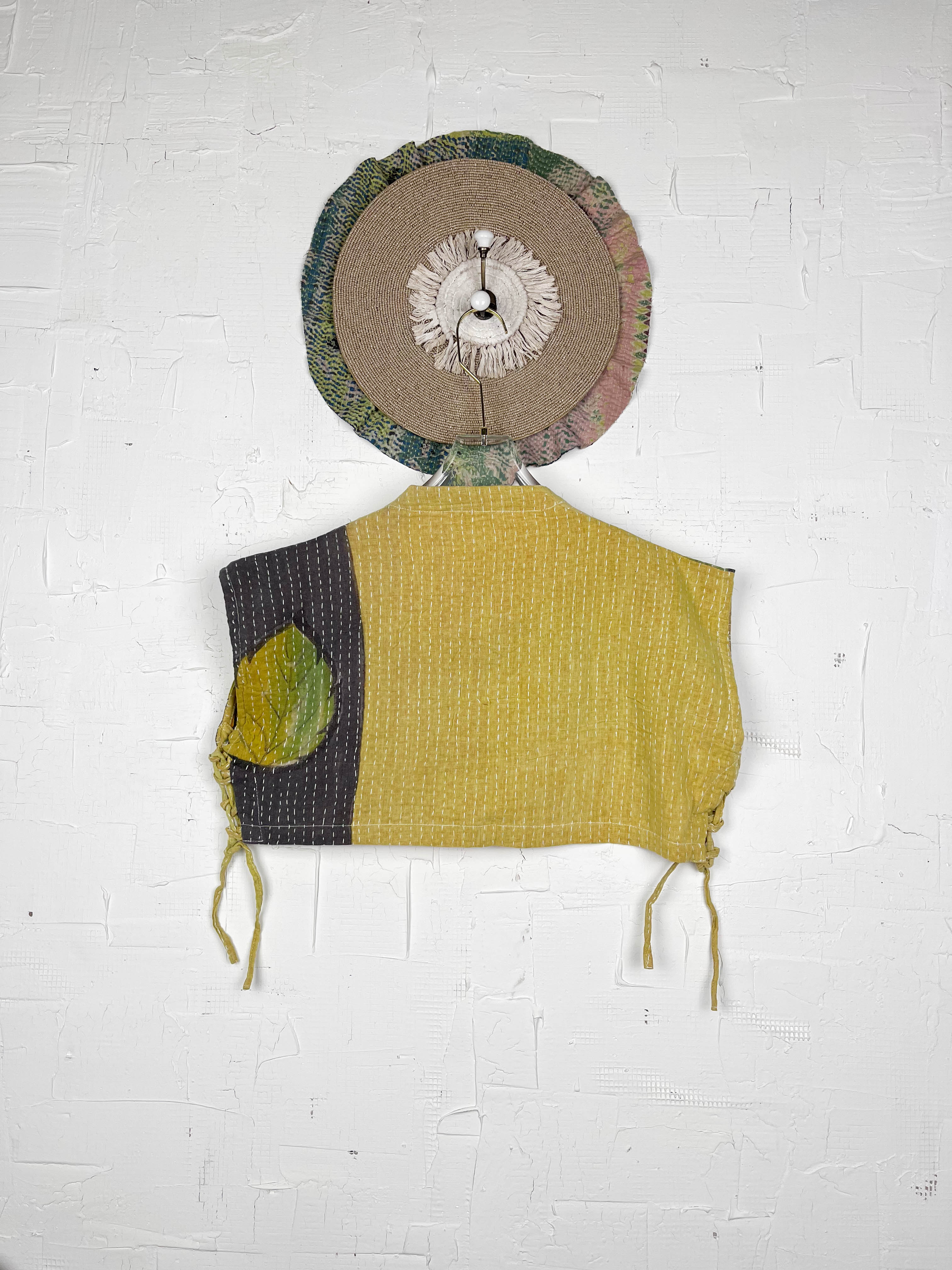 Unique crop top - Love Protect Sustain