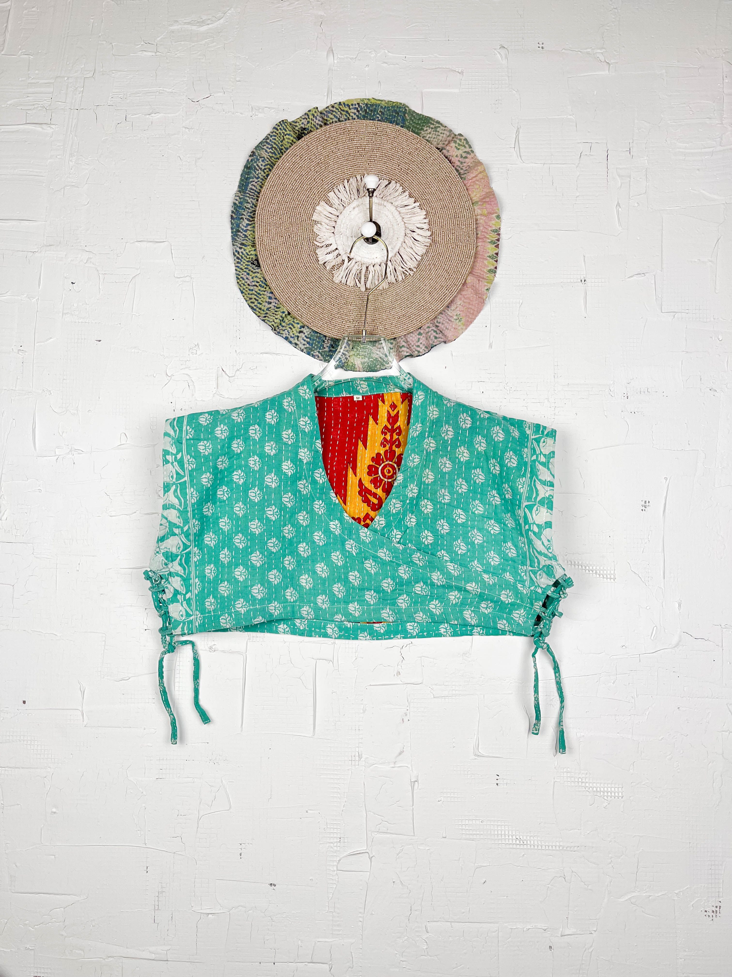 Unique crop top - Love Protect Sustain