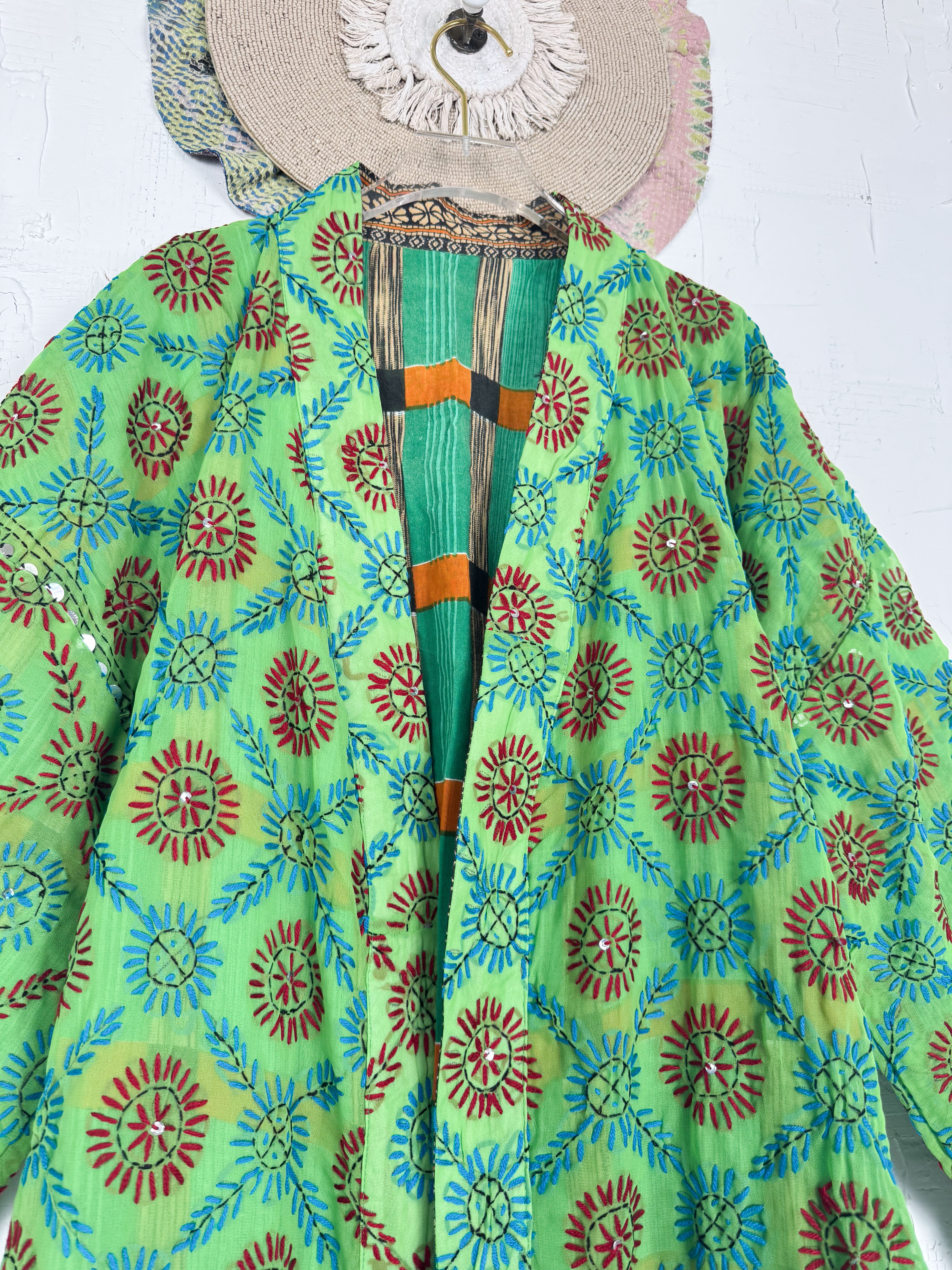 Unique kimono robe - Love Protect Sustain