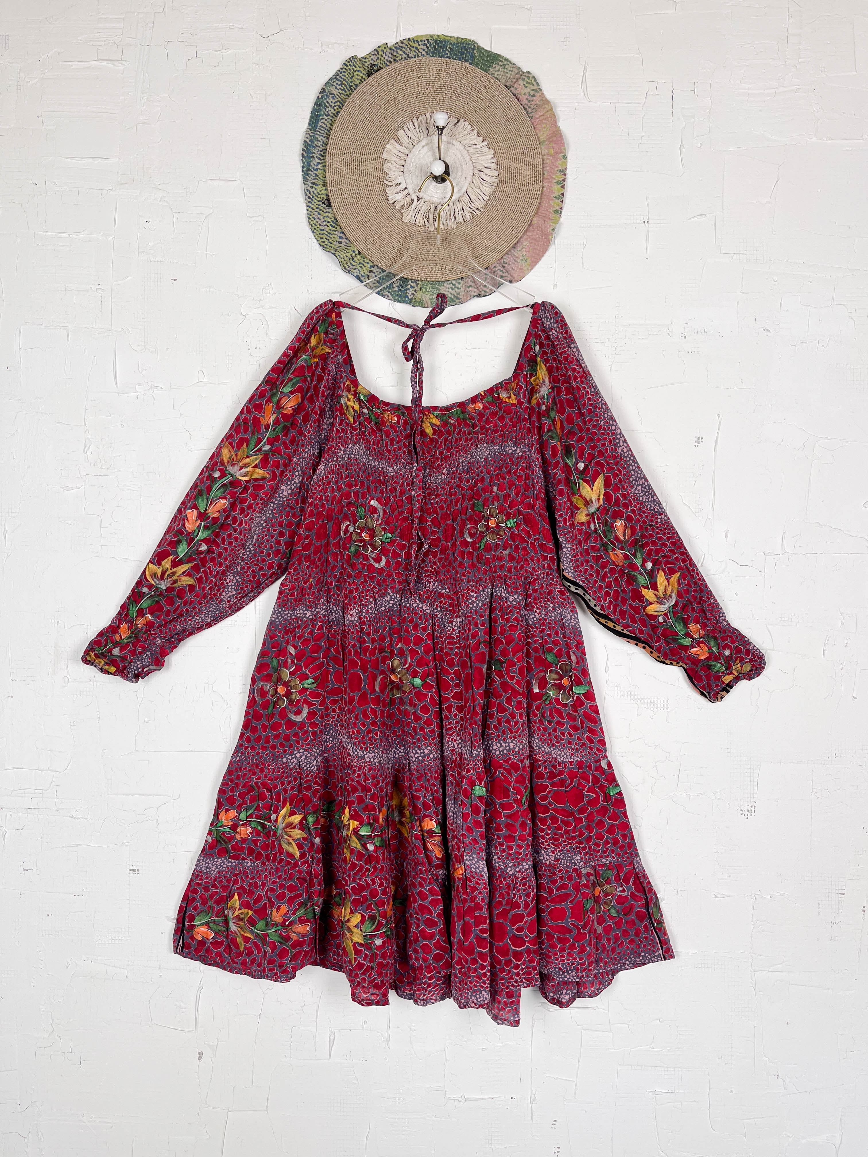 Unique print dress - Love Protect Sustain