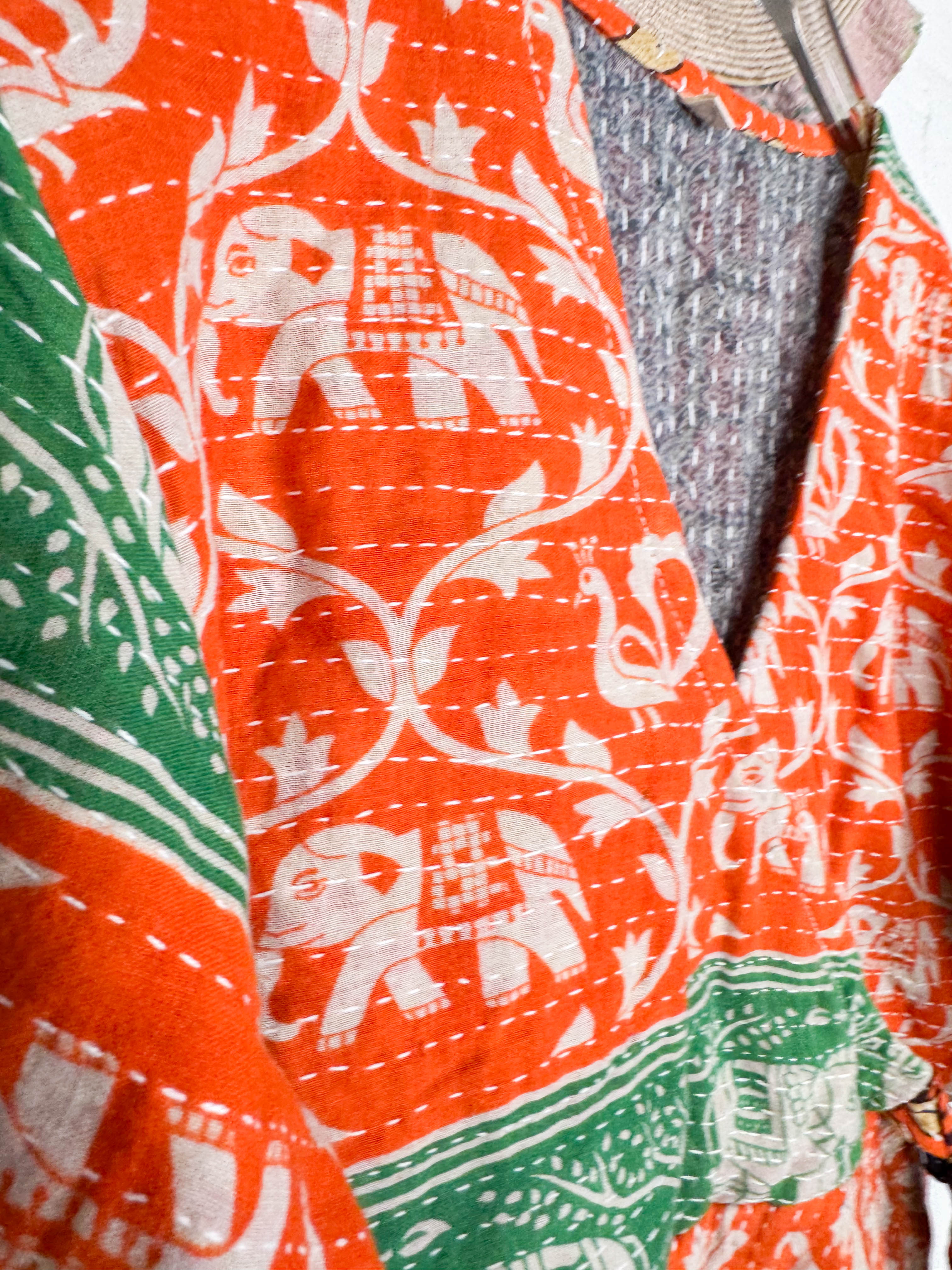 Unique print midi dress - Love Protect Sustain