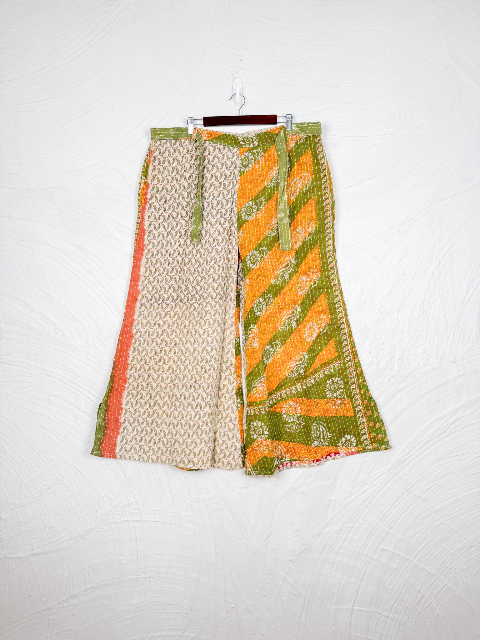 Upcycled Kantha pants - Love Protect Sustain