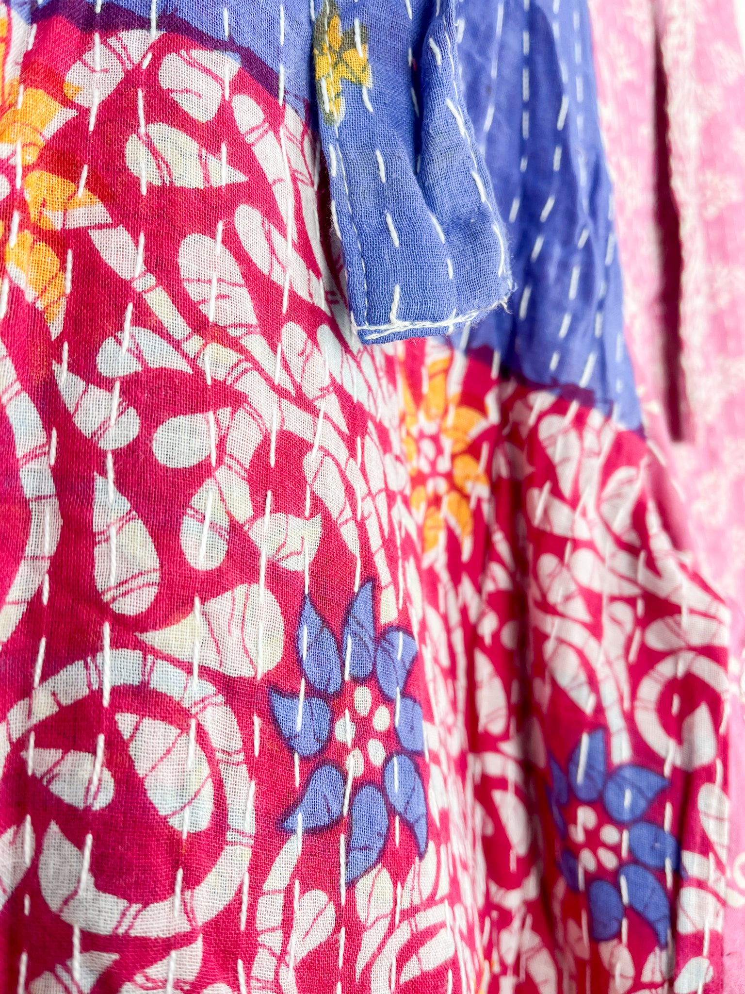 Upcycled Kantha pants - Love Protect Sustain