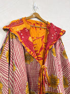 Upcycled kantha poncho - Love Protect Sustain