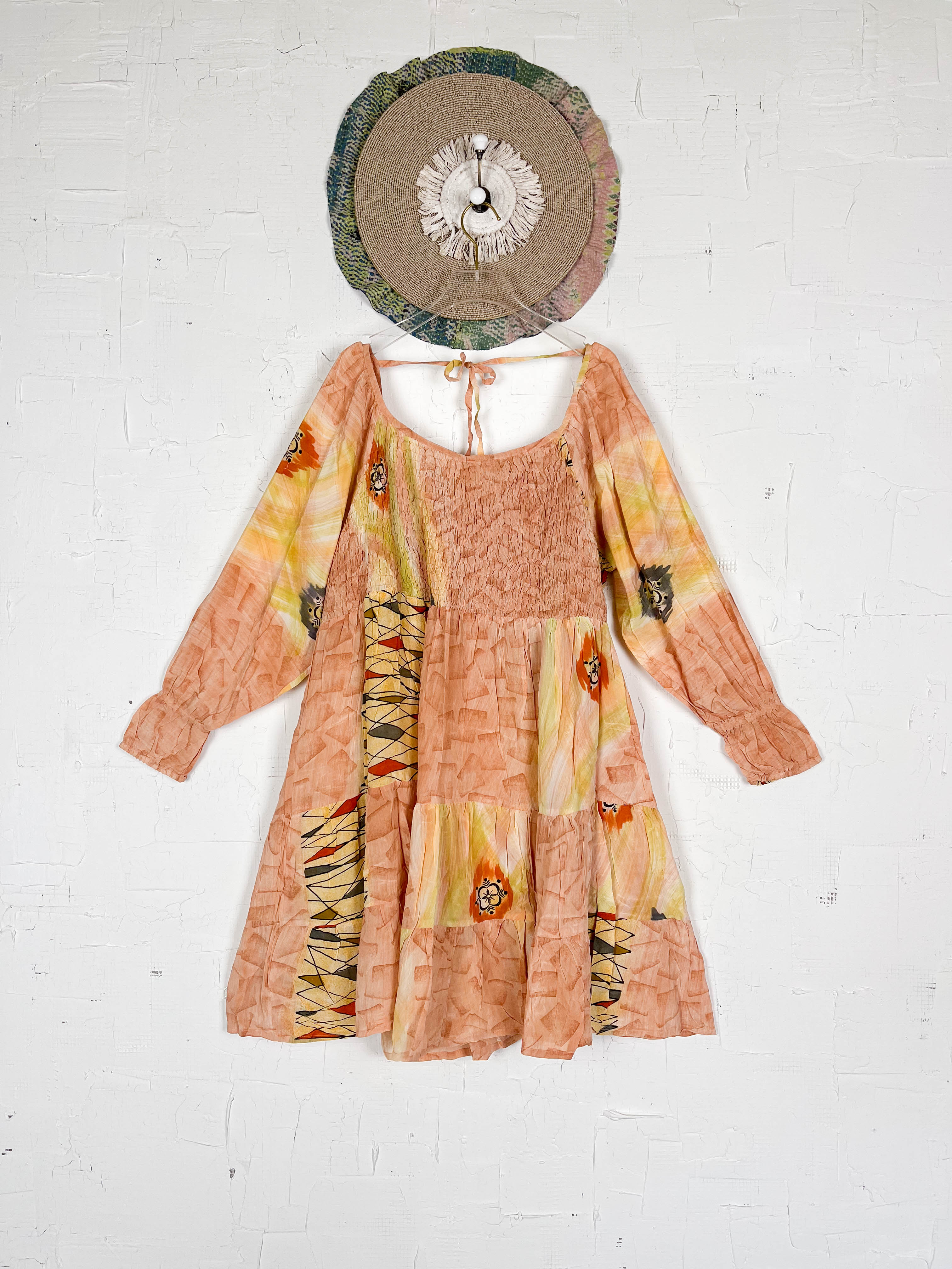 Upcycled patchwork dress - Love Protect Sustain