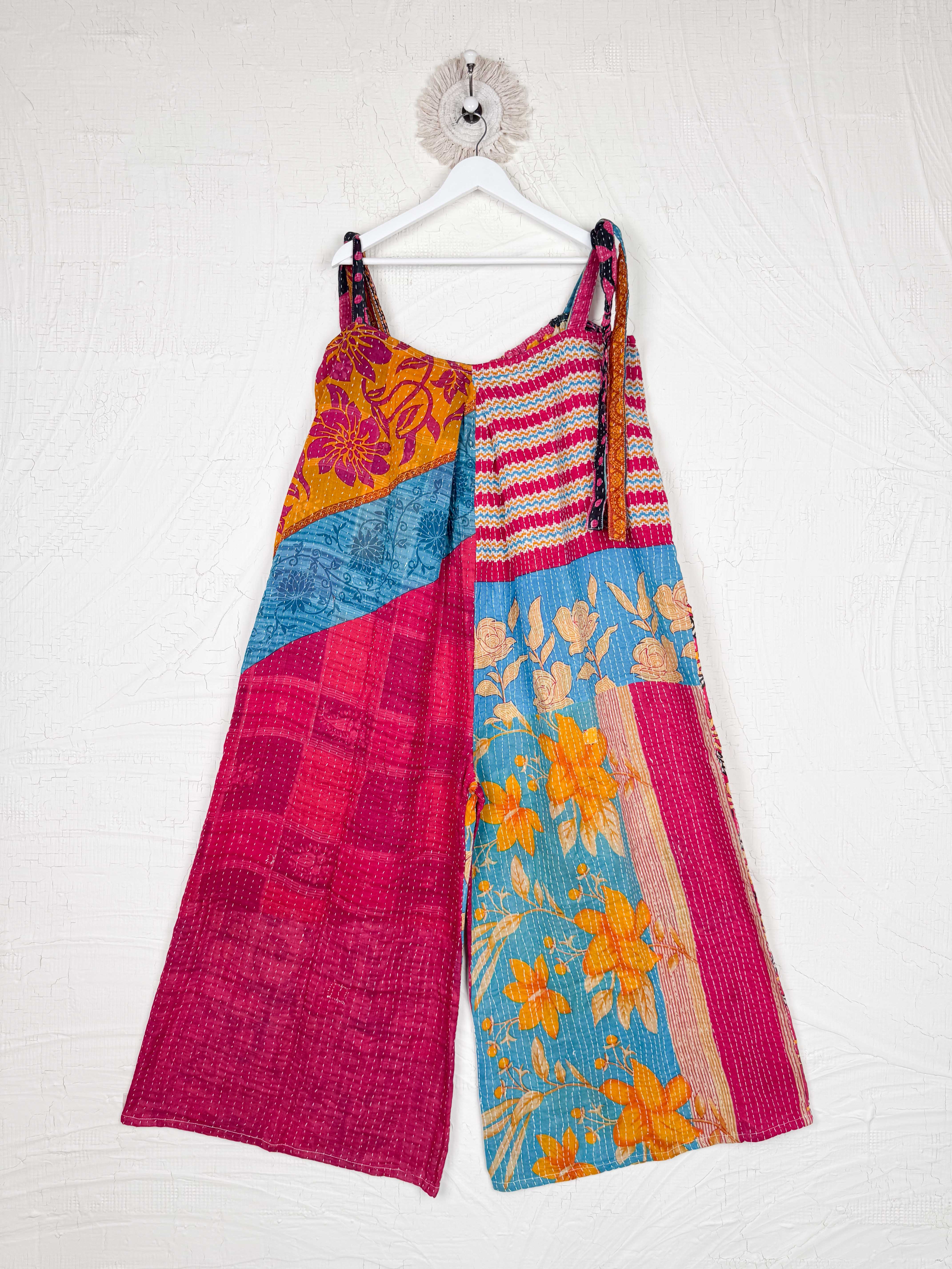 Upcycled saari jumpsuit - Love Protect Sustain