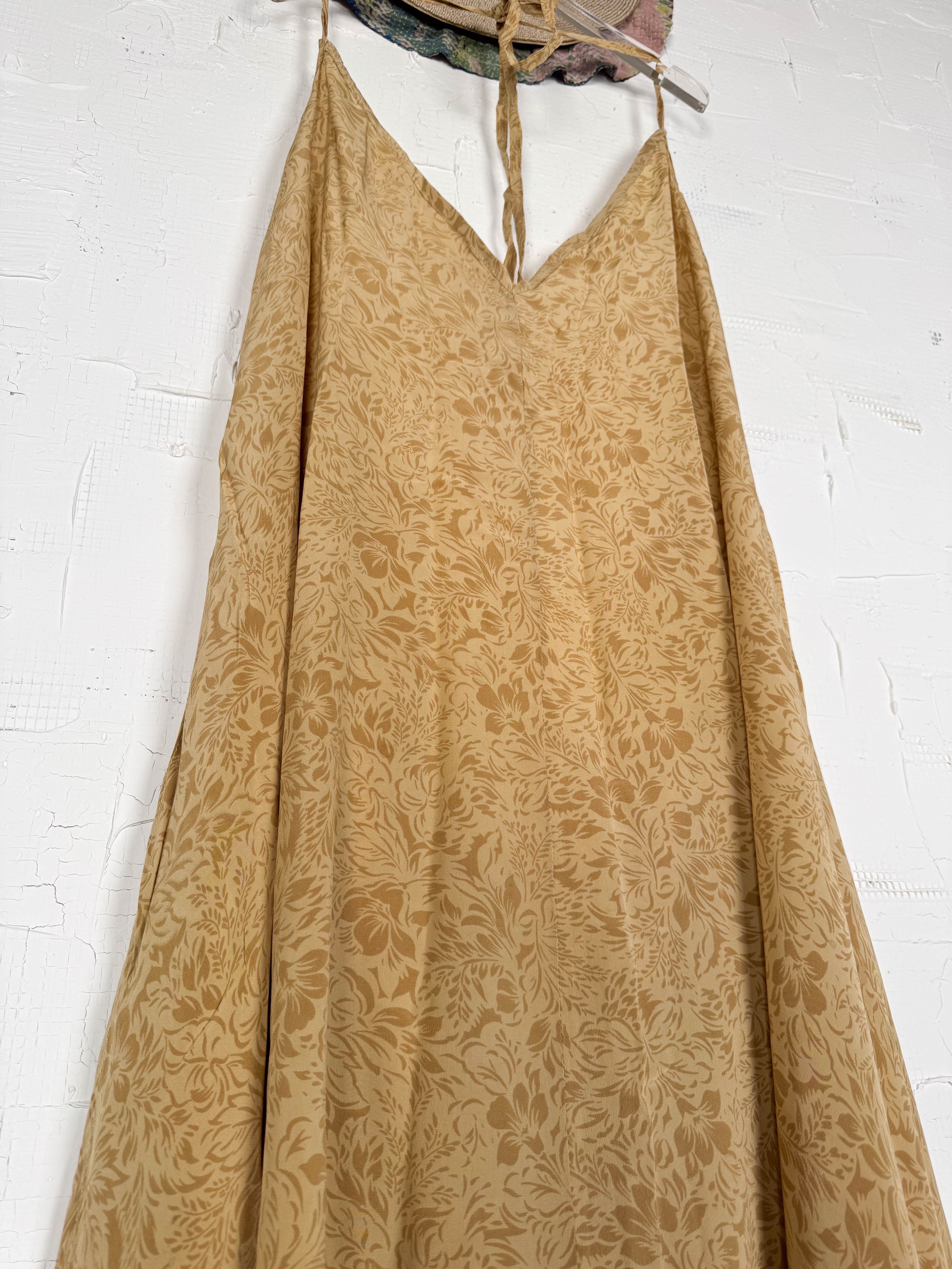 Upcycled silk dress - Love Protect Sustain