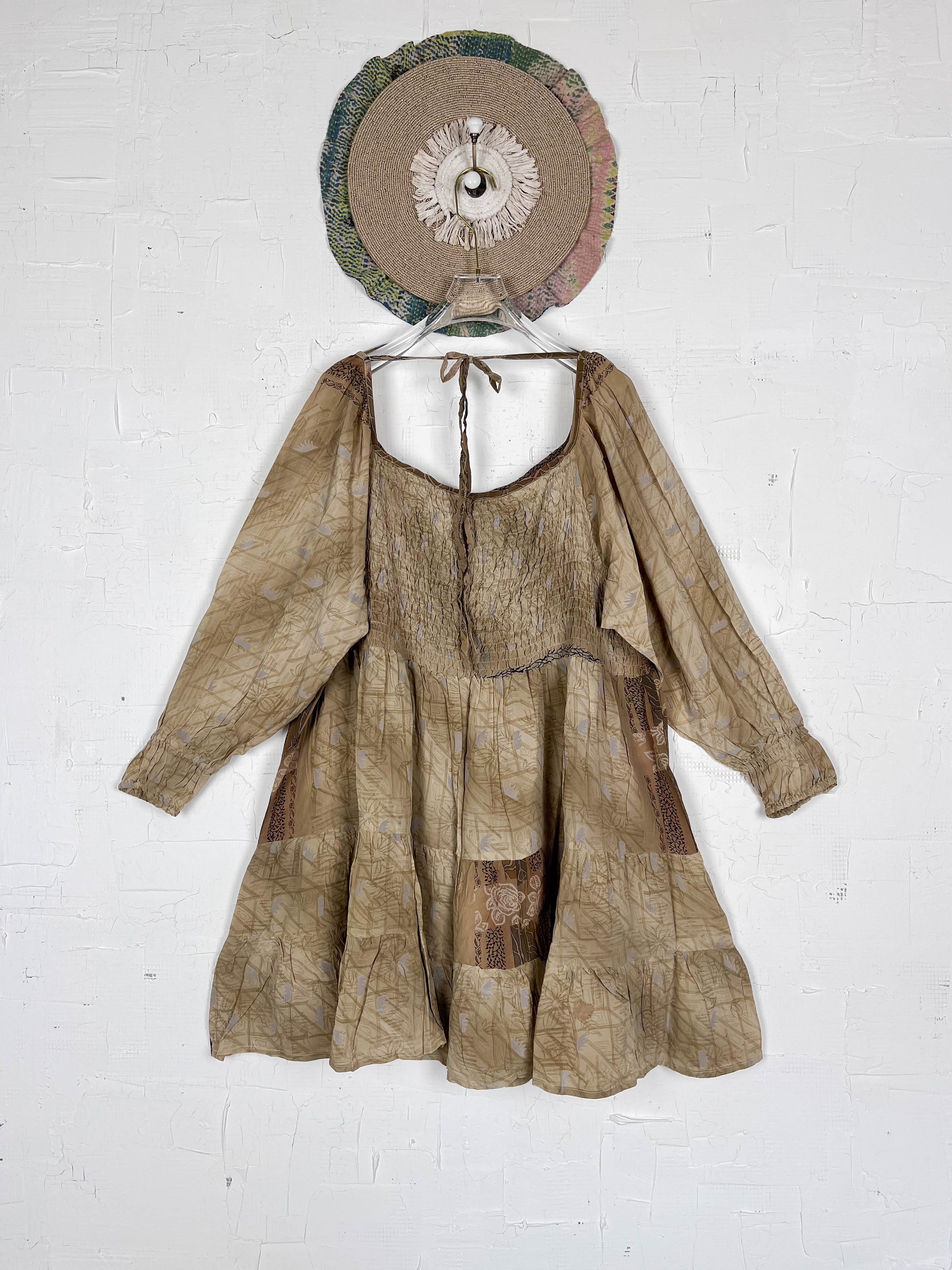 Upcycled silk dress - Love Protect Sustain