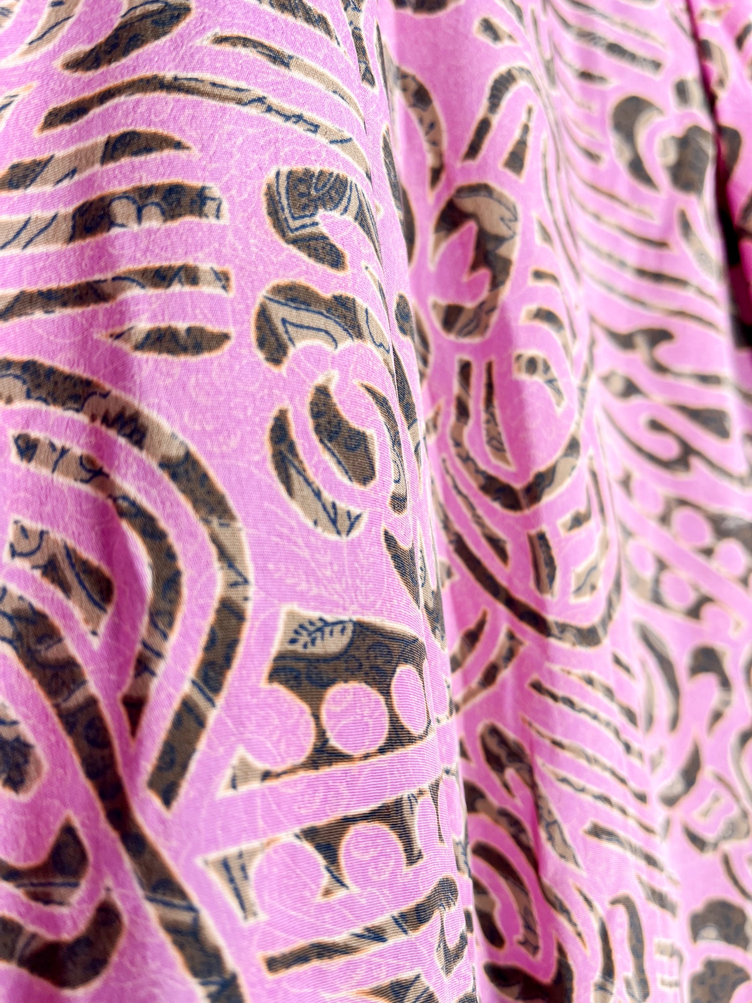 Vintage Bhoho Silk Dress - Love Protect Sustain