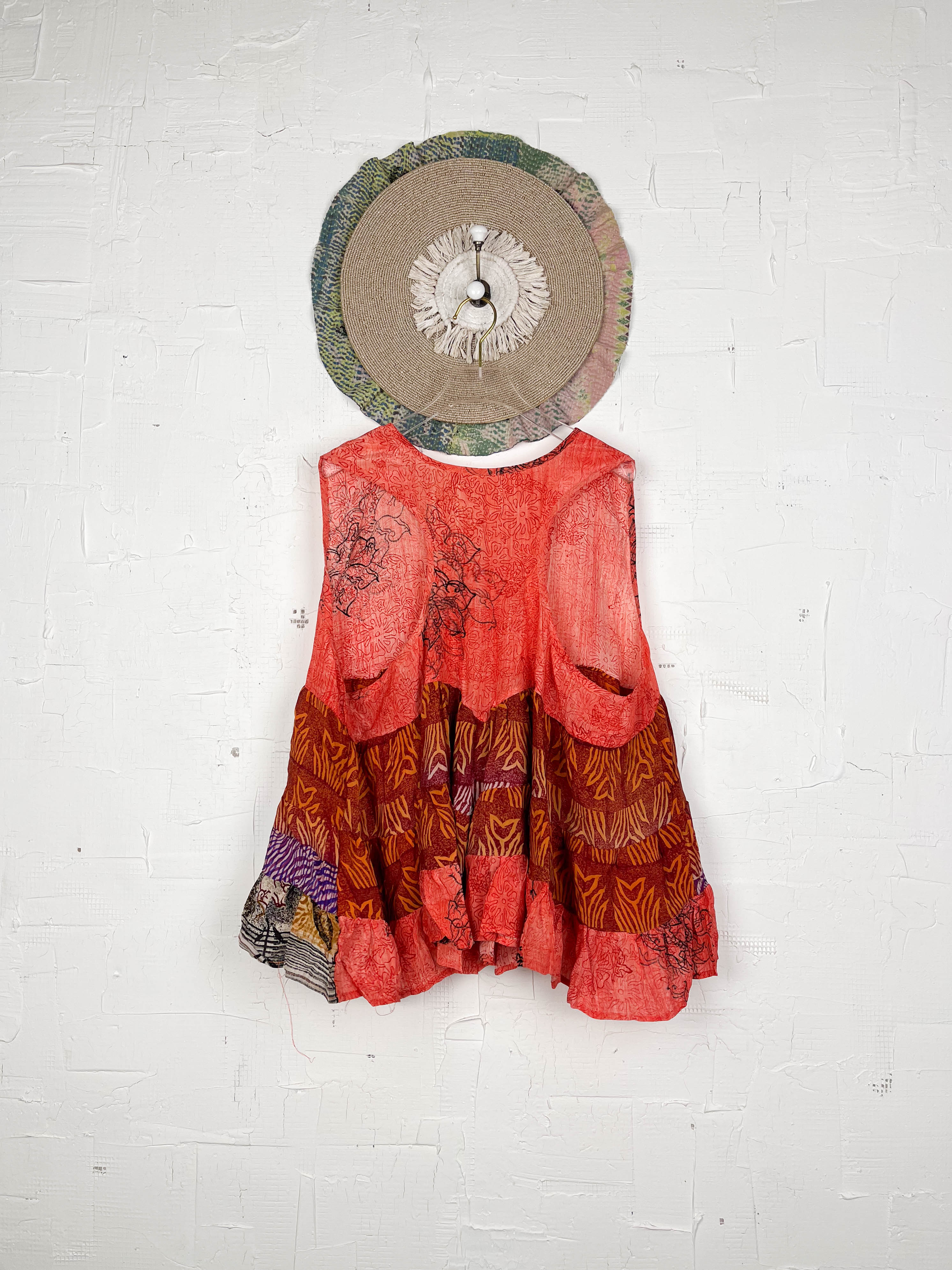 Vintage Boho Vest Top - Love Protect Sustain