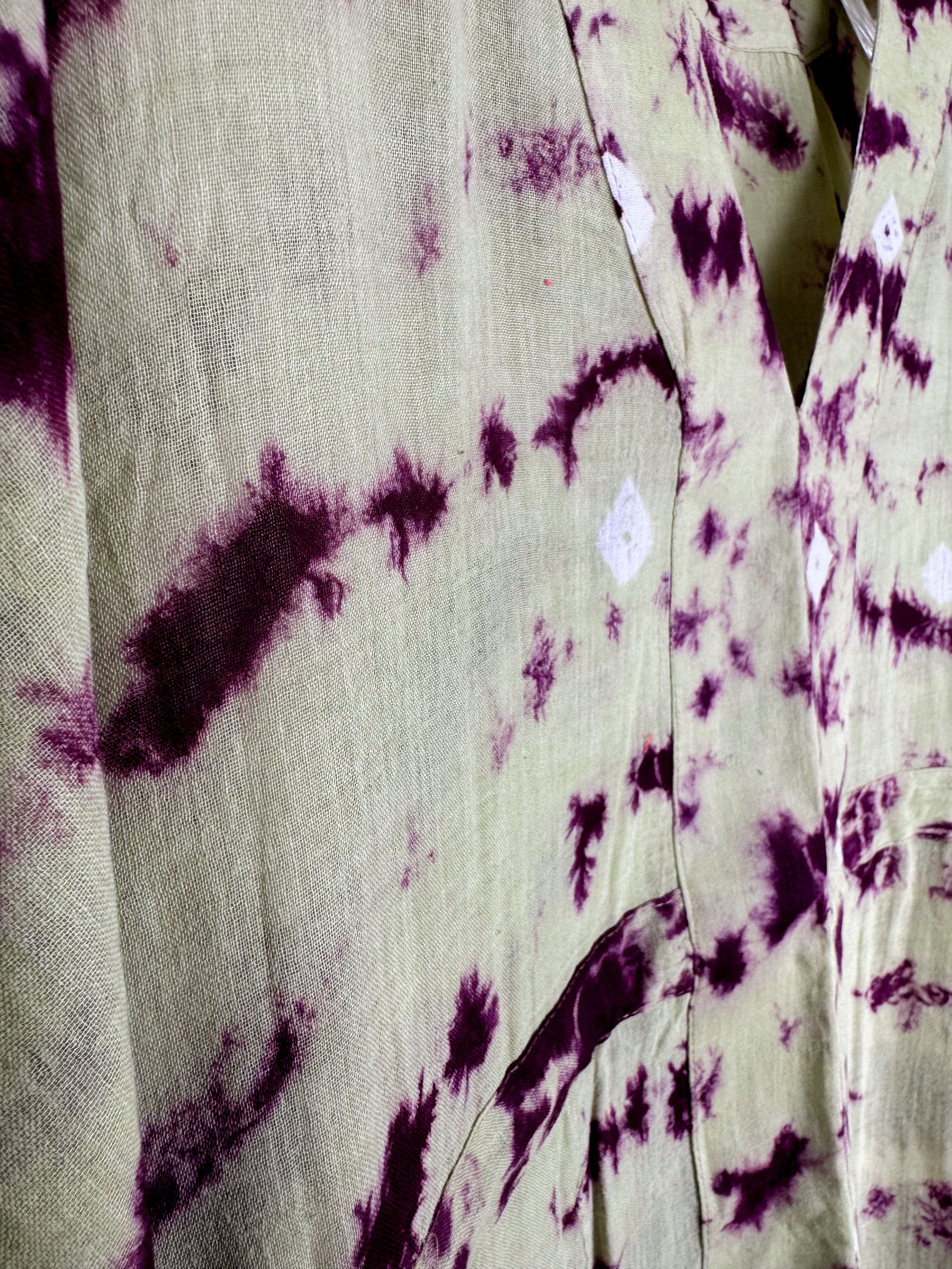 Vintage Cotton Kaftan - Love Protect Sustain