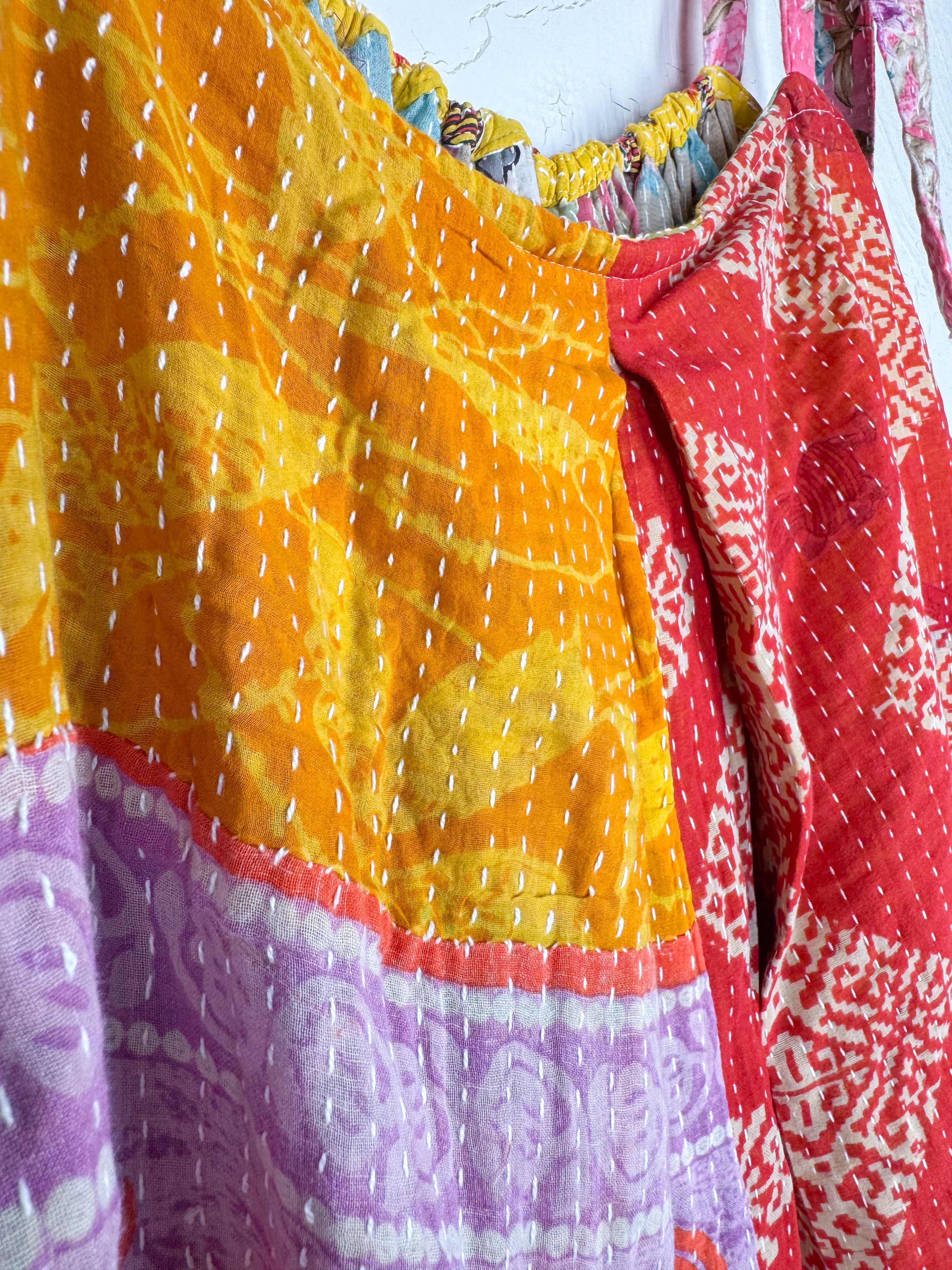 Vintage Kantha jumpsuit - Love Protect Sustain