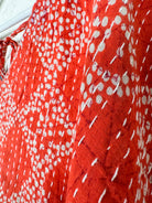 Vintage Kantha quilt fabric jumpsuit - Love Protect Sustain