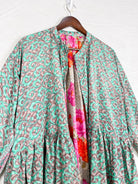 Vintage Silk Long Dress - Love Protect Sustain