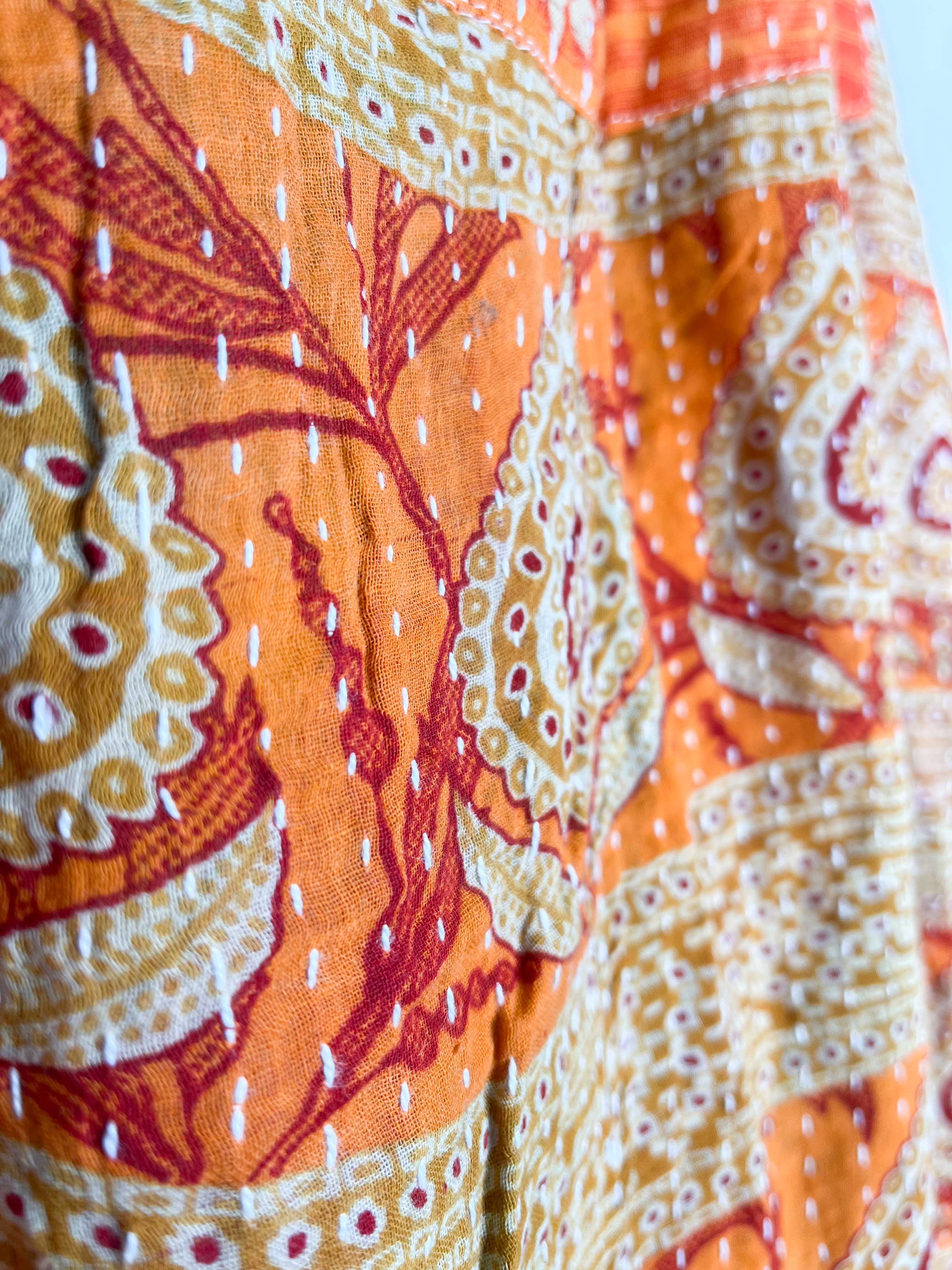 Vintage kantha skirt - Love Protect Sustain