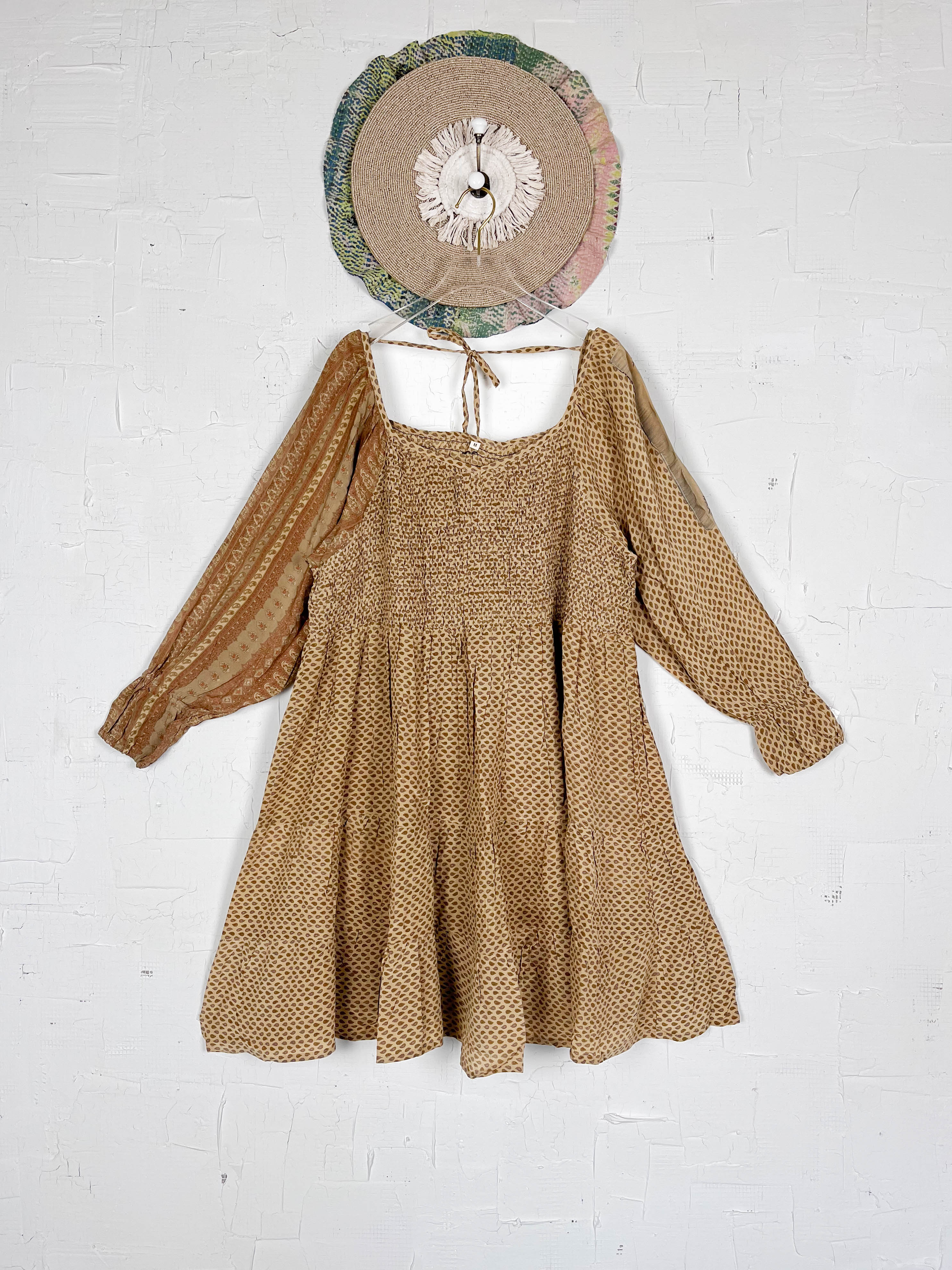 Vintage patchwork dress - Love Protect Sustain