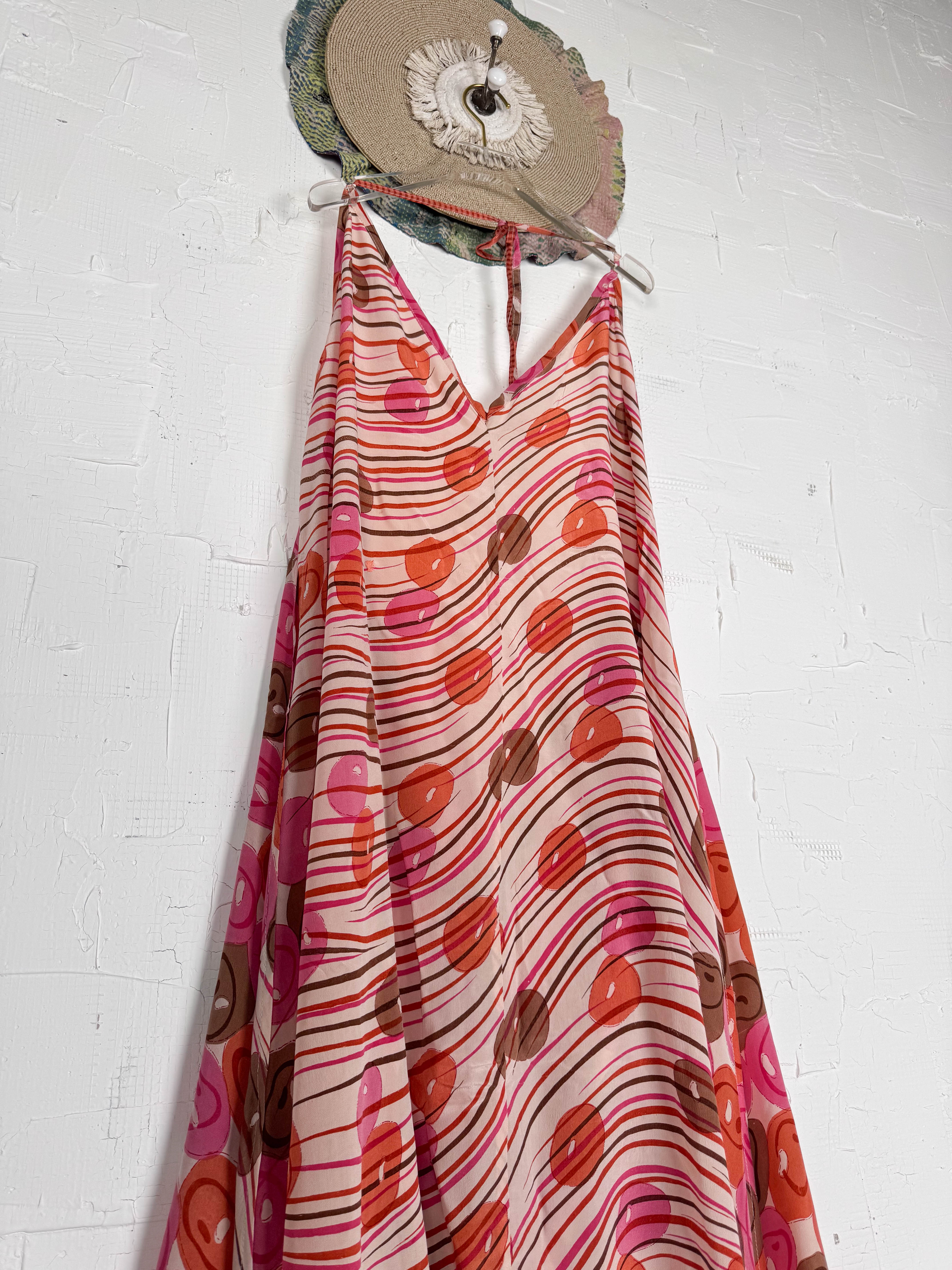 Vintage silk dress - Love Protect Sustain