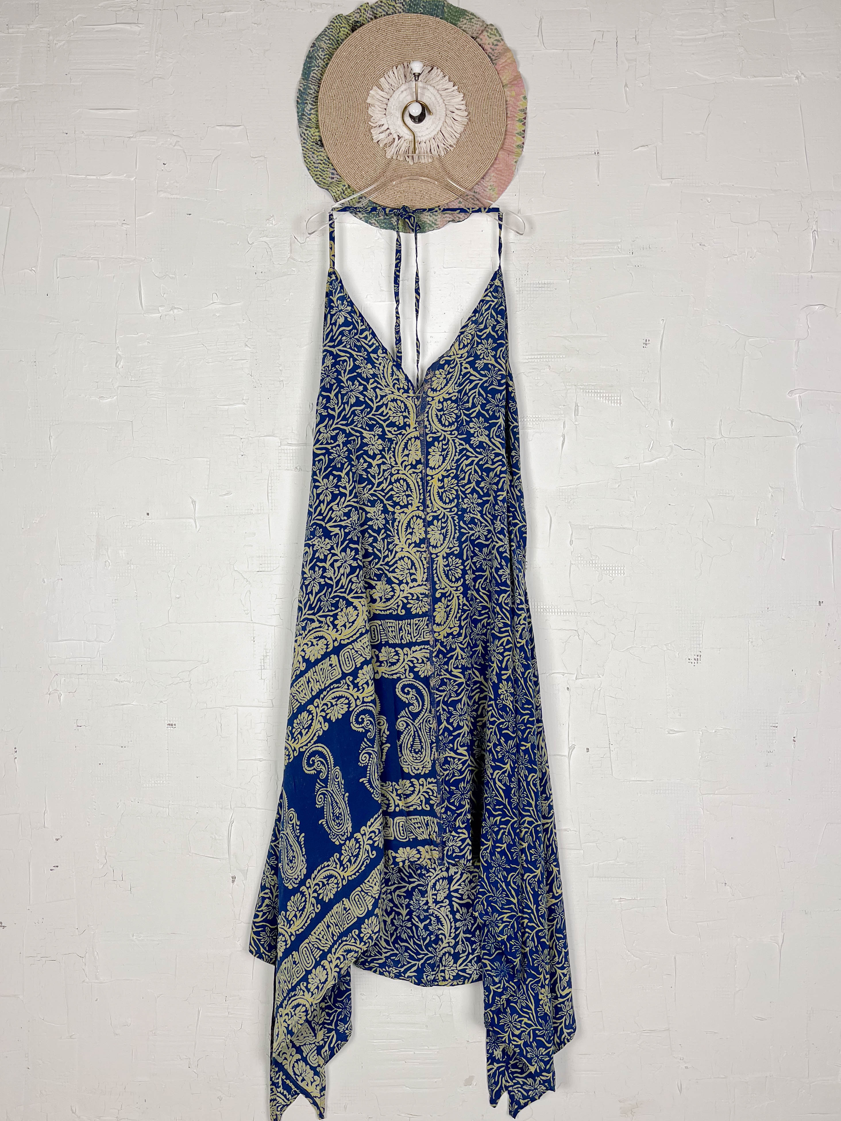 Vintage silk dress - Love Protect Sustain