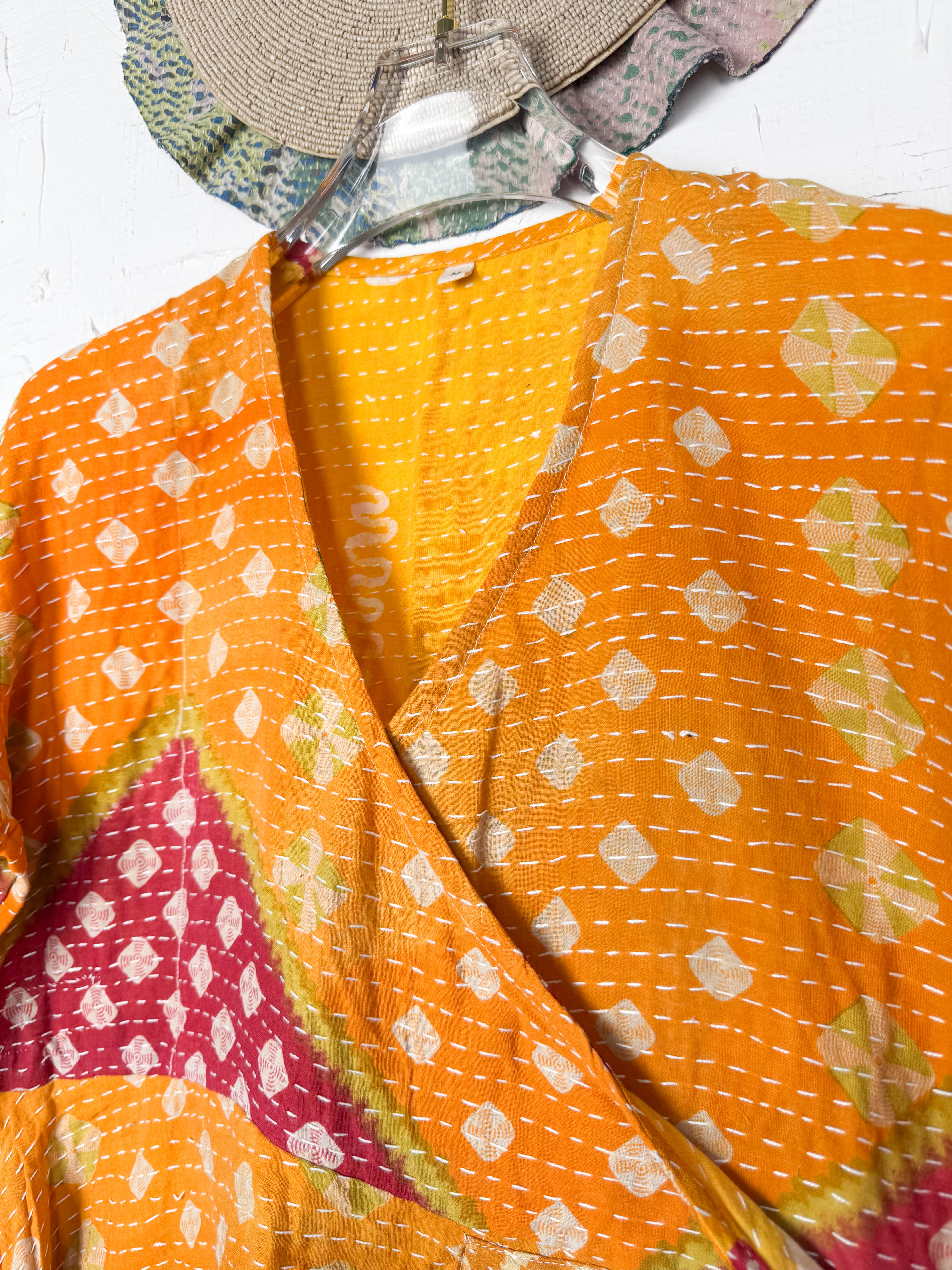 Vintage style wrap dress - Love Protect Sustain