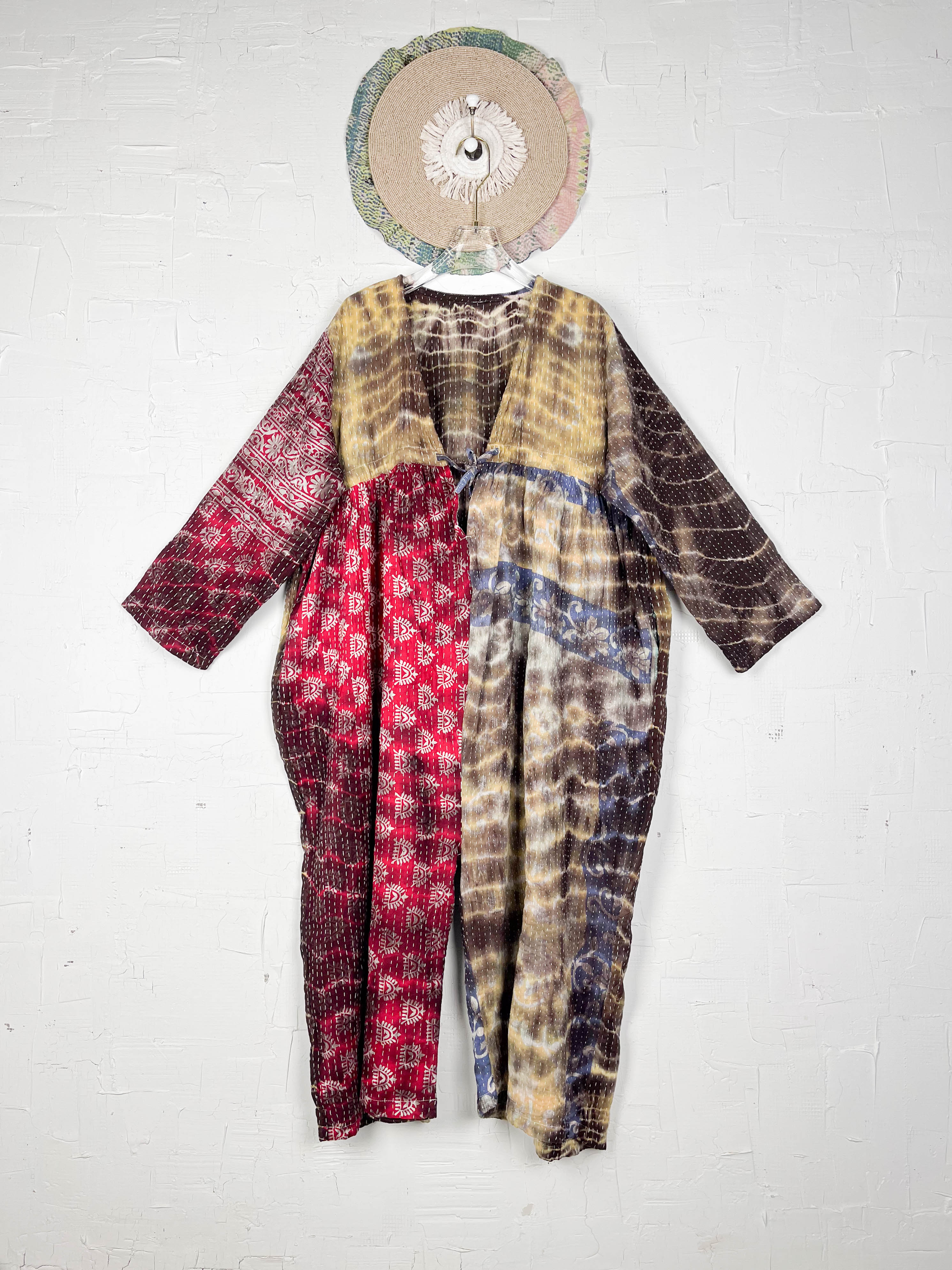 Wide leg jumpsuit boho - Love Protect Sustain