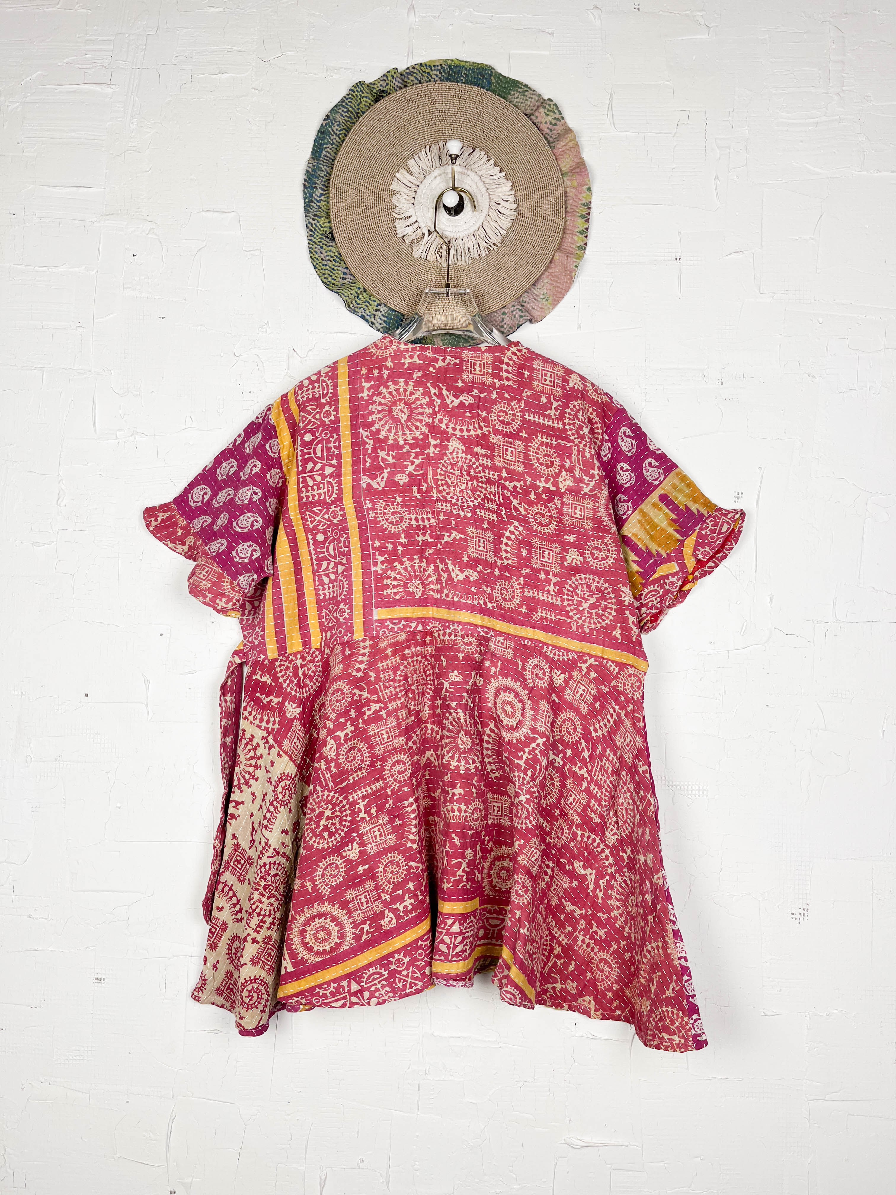 Wrap Kantha dress - Love Protect Sustain 