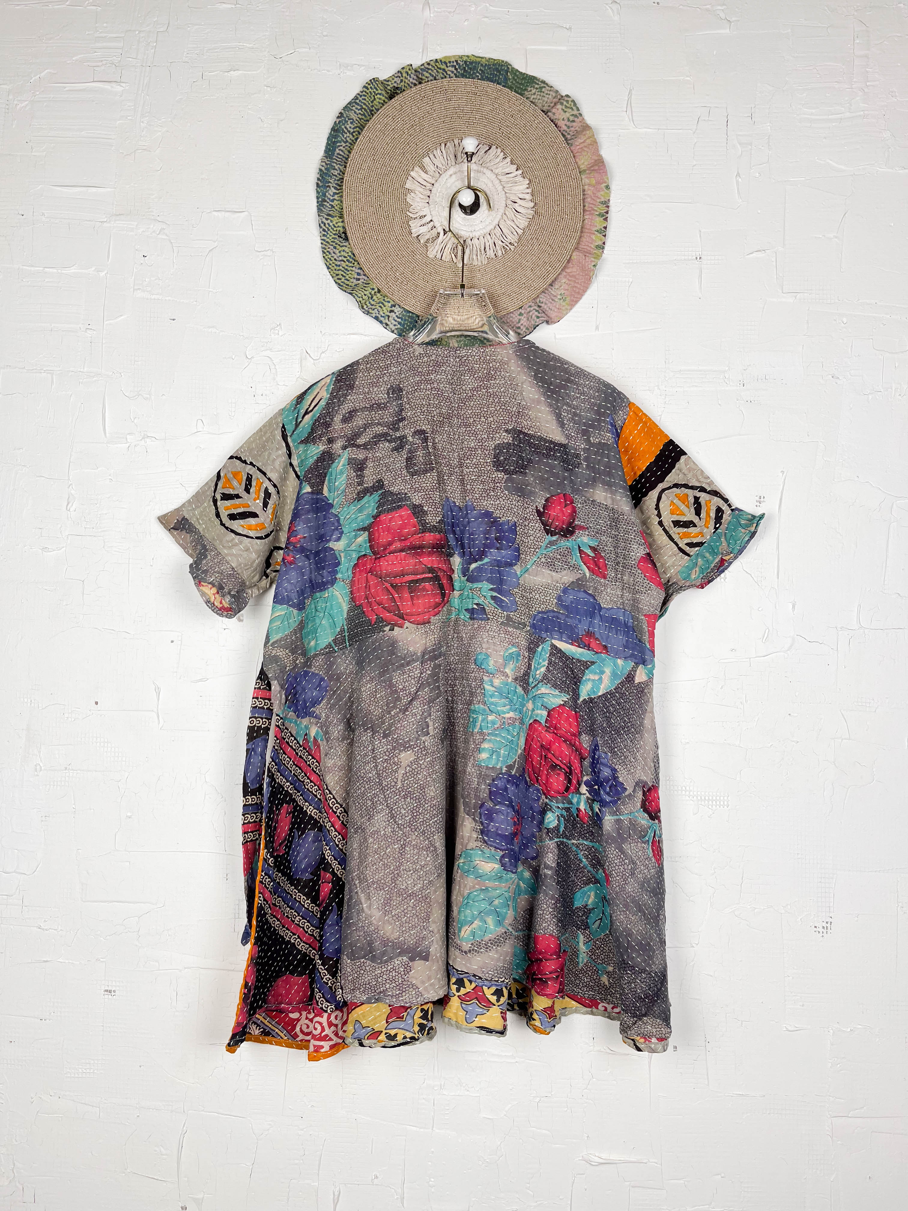 Yellow Kantha Dress- Love Protect Sustain