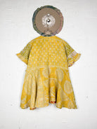 Yellow Kantha Dress - Love Protect Sustain 