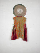 Yellow Kantha Silk Vest - Love Protect Sustain