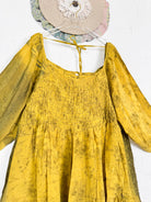 Yellow Silk Dress - Love Protect Sustain
